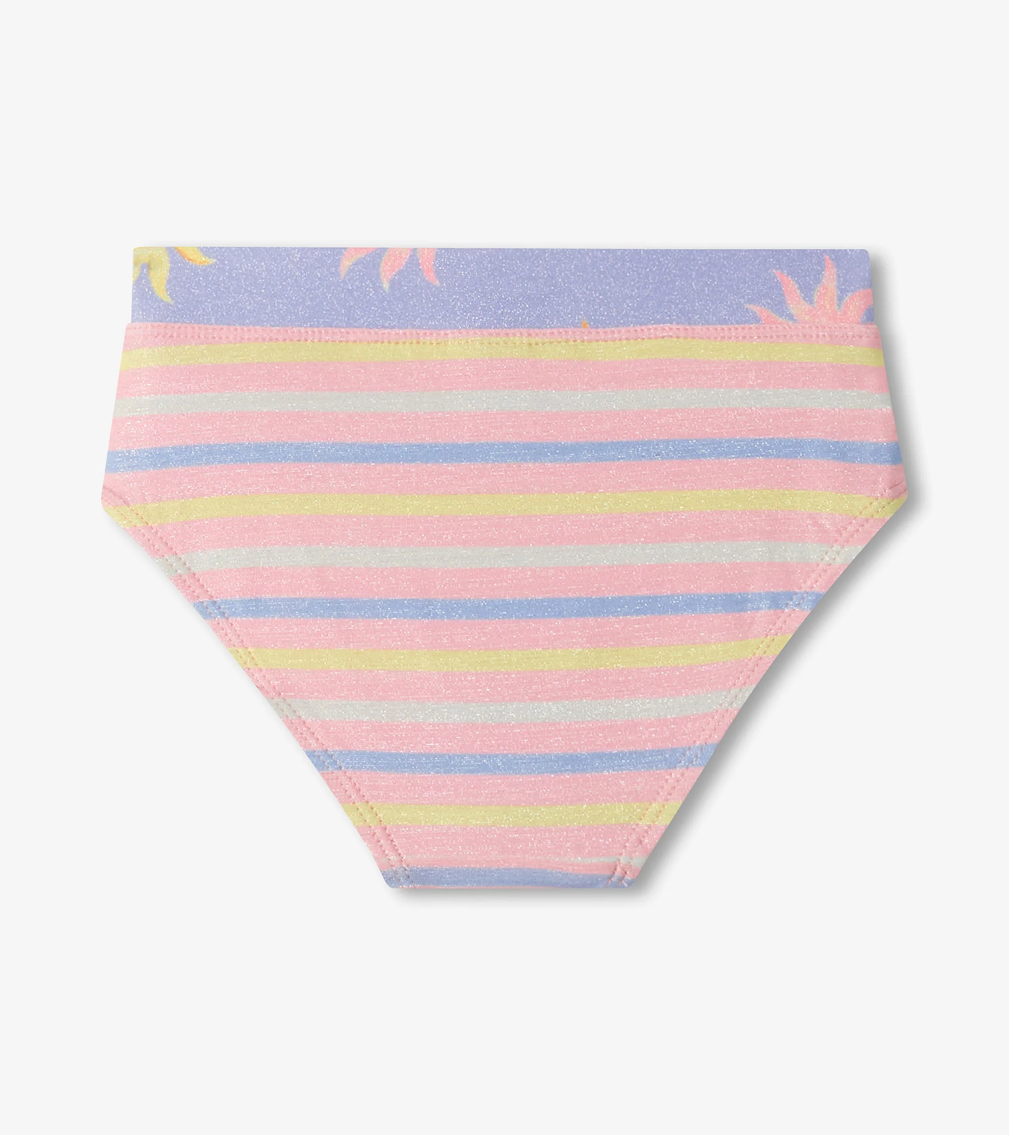 Girls Lavender Sunshine Two-Piece Swimsuit - Image 6