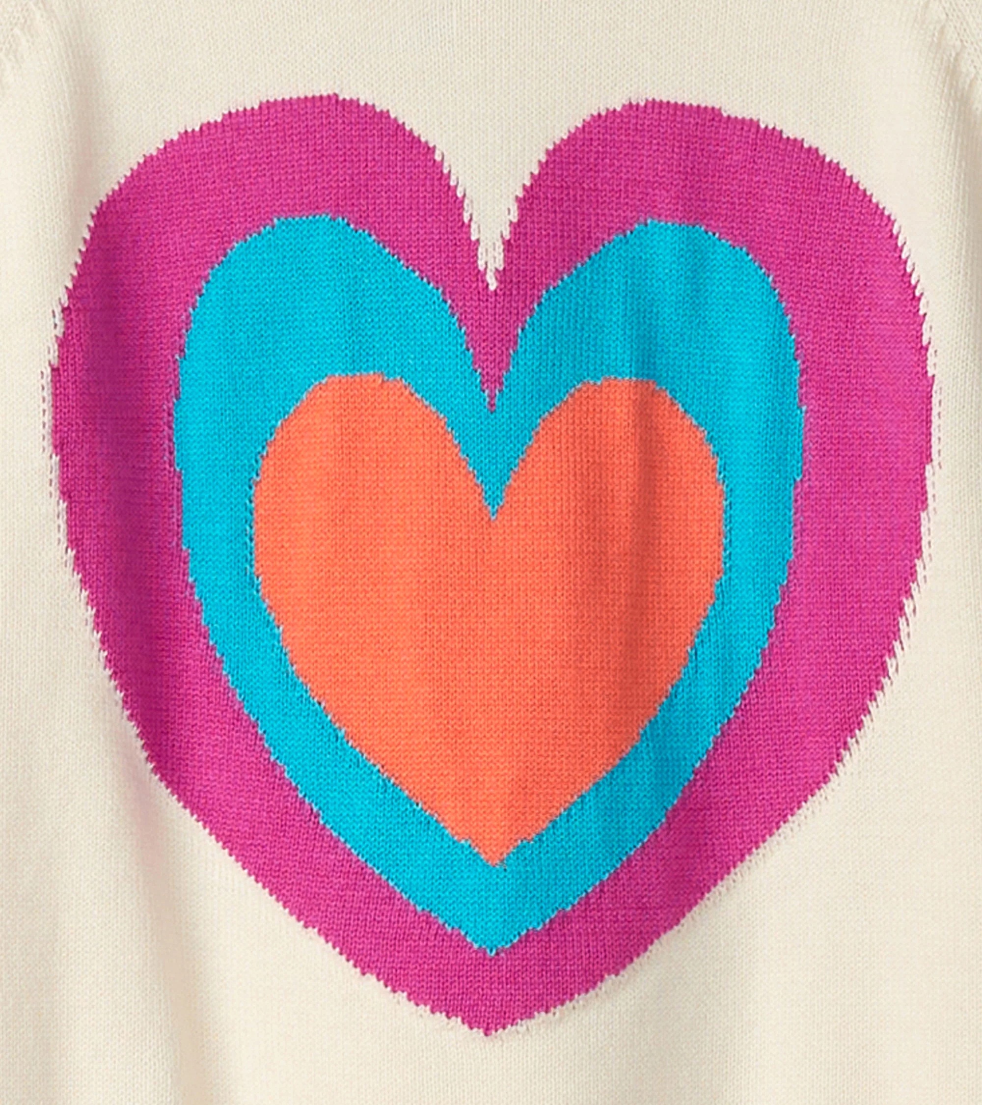 Girls Layered Hearts Sweater - Image 5