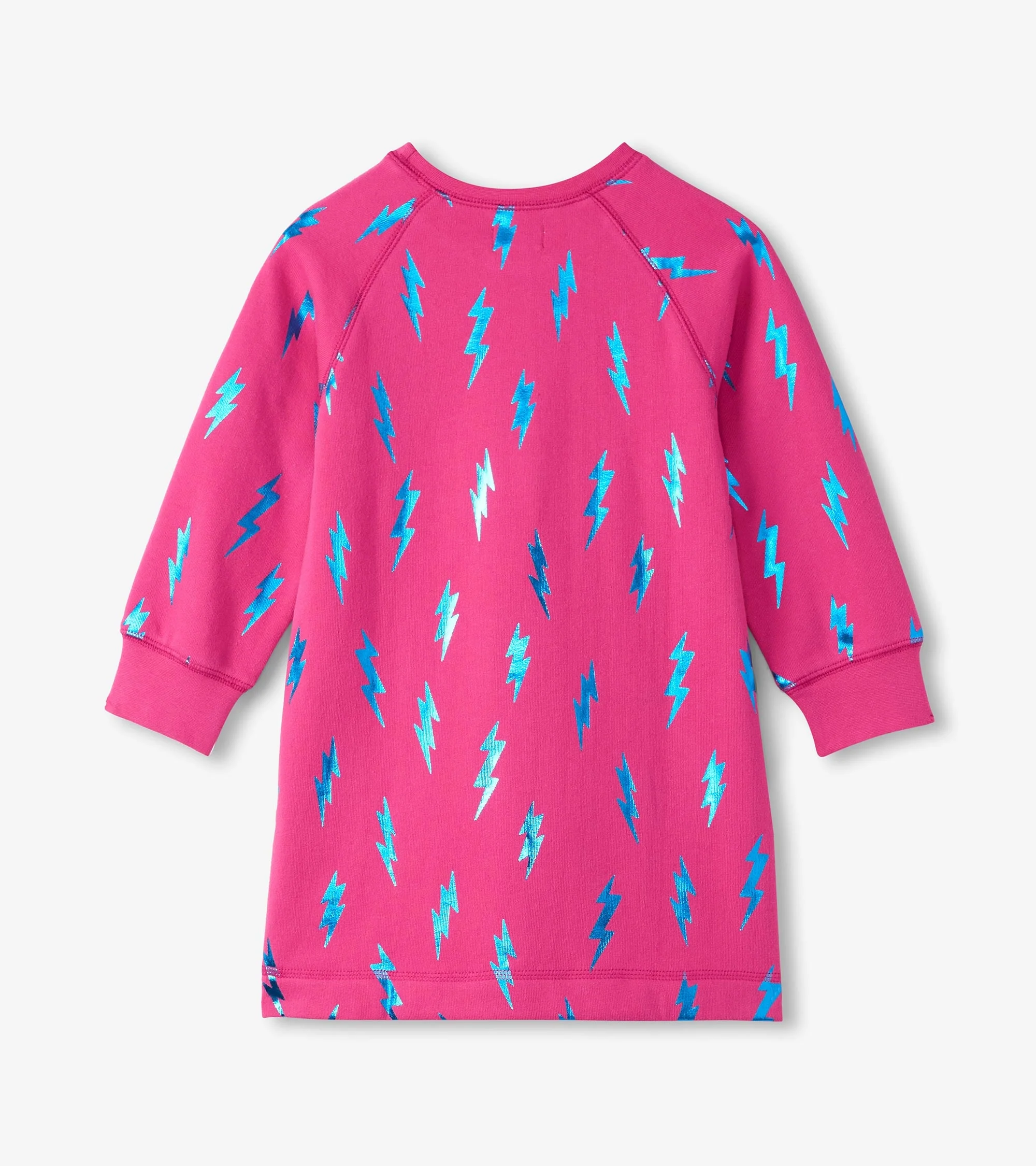 Girls Lightning Bolts Sweater Dress - Image 2