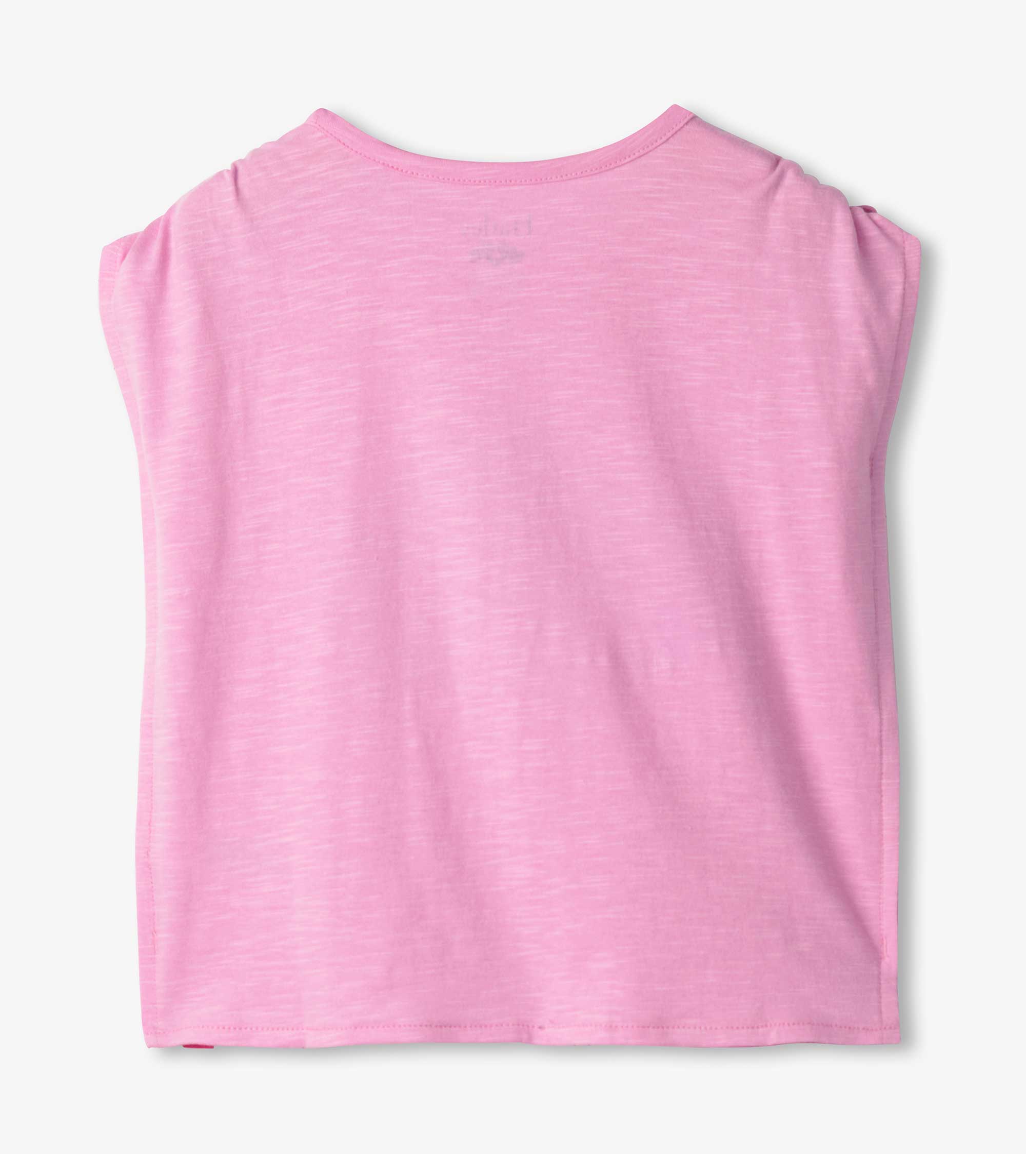 Girls Lilac Shell Cinched Shoulder Top - Image 2