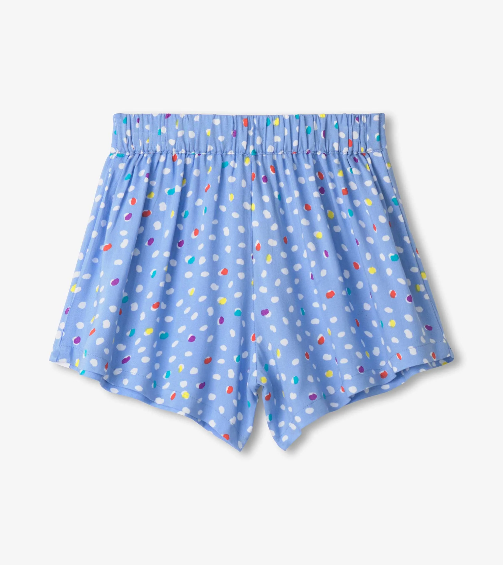 Girls Lots of Dots Woven Gathered Shorts - Image 3
