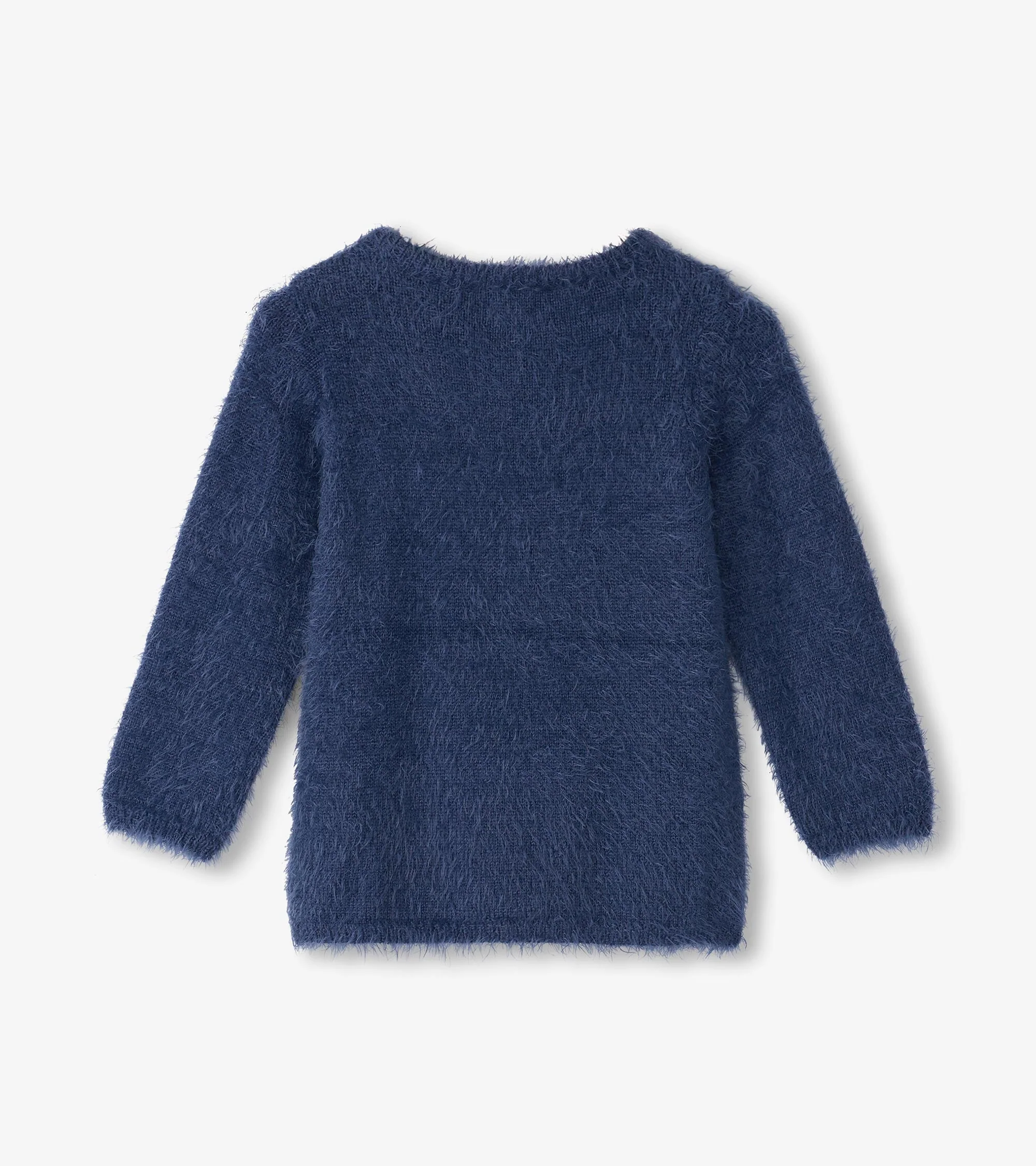 Girls Metallic Lightning Furry Sweater - Image 4