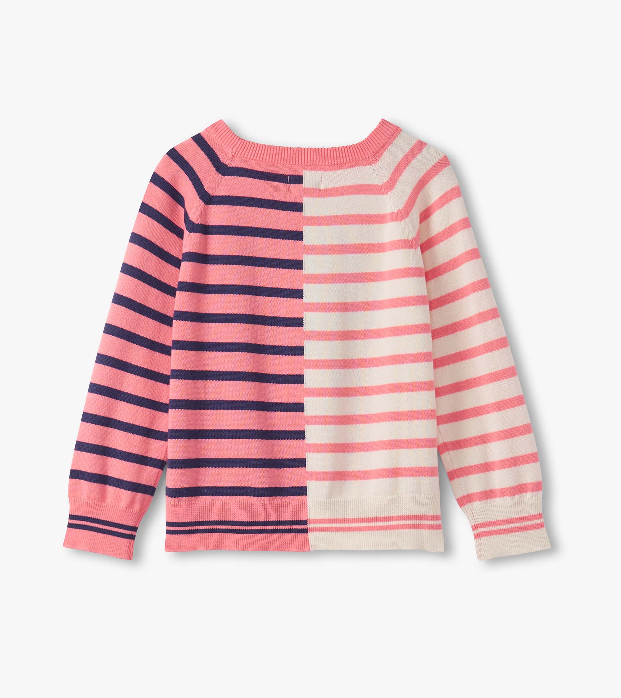 Girls Mixed Stripes Sweater - Image 3