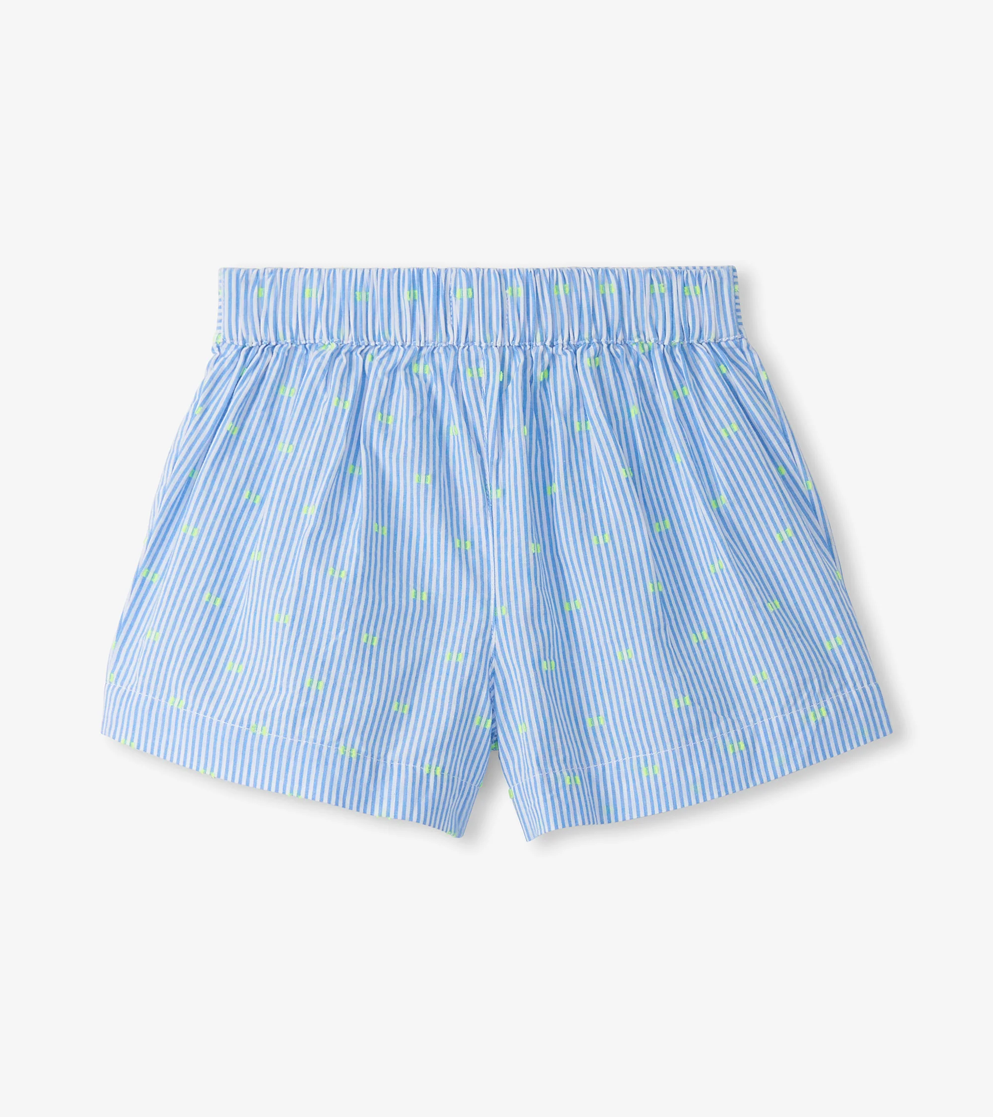 Girls Neon Dots Paper Bag Shorts - Image 2