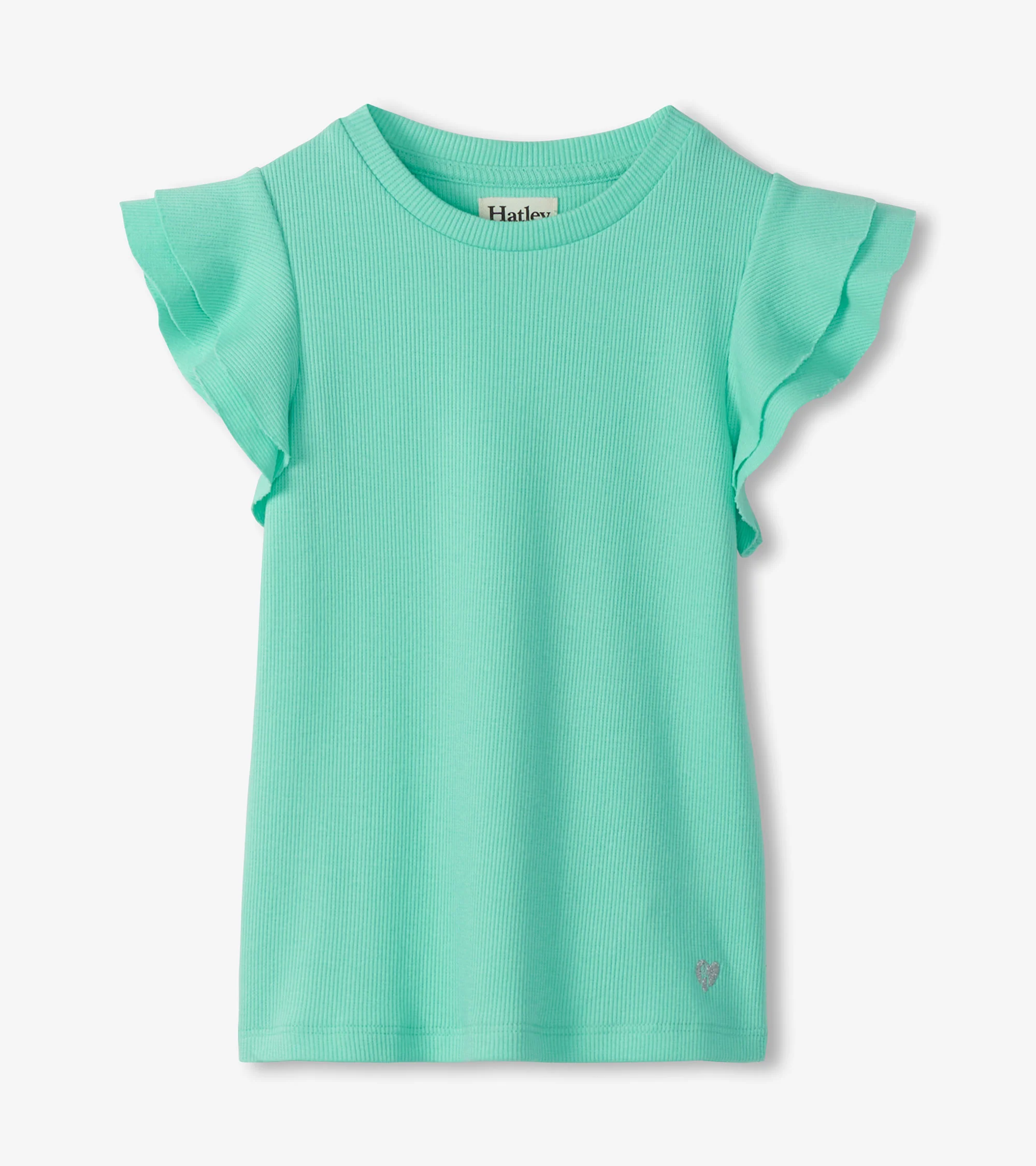 Girls Opal Ruffle Sleeve Tank