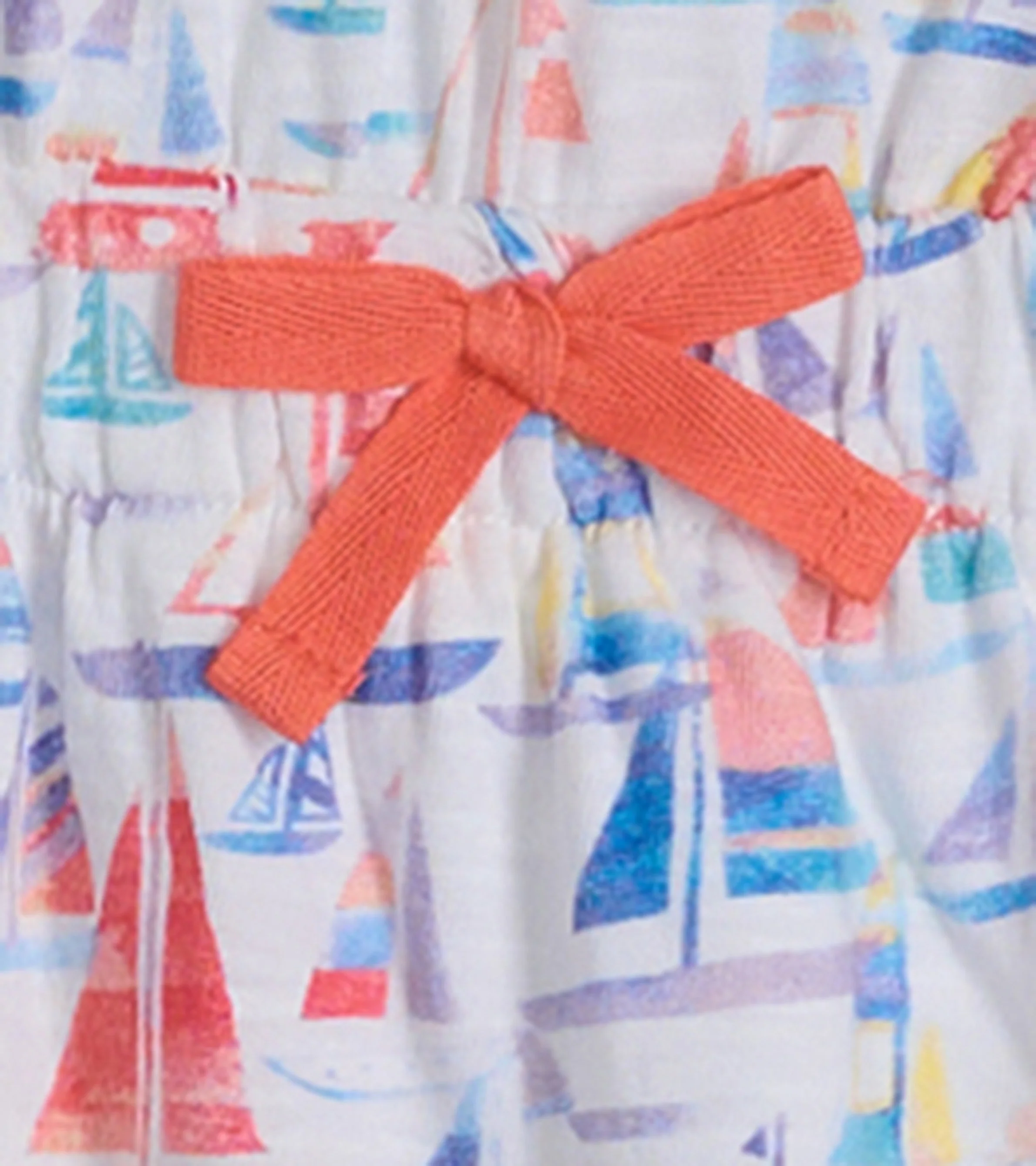 Girls Painted Sailboats T-Shirt Dress - Image 5
