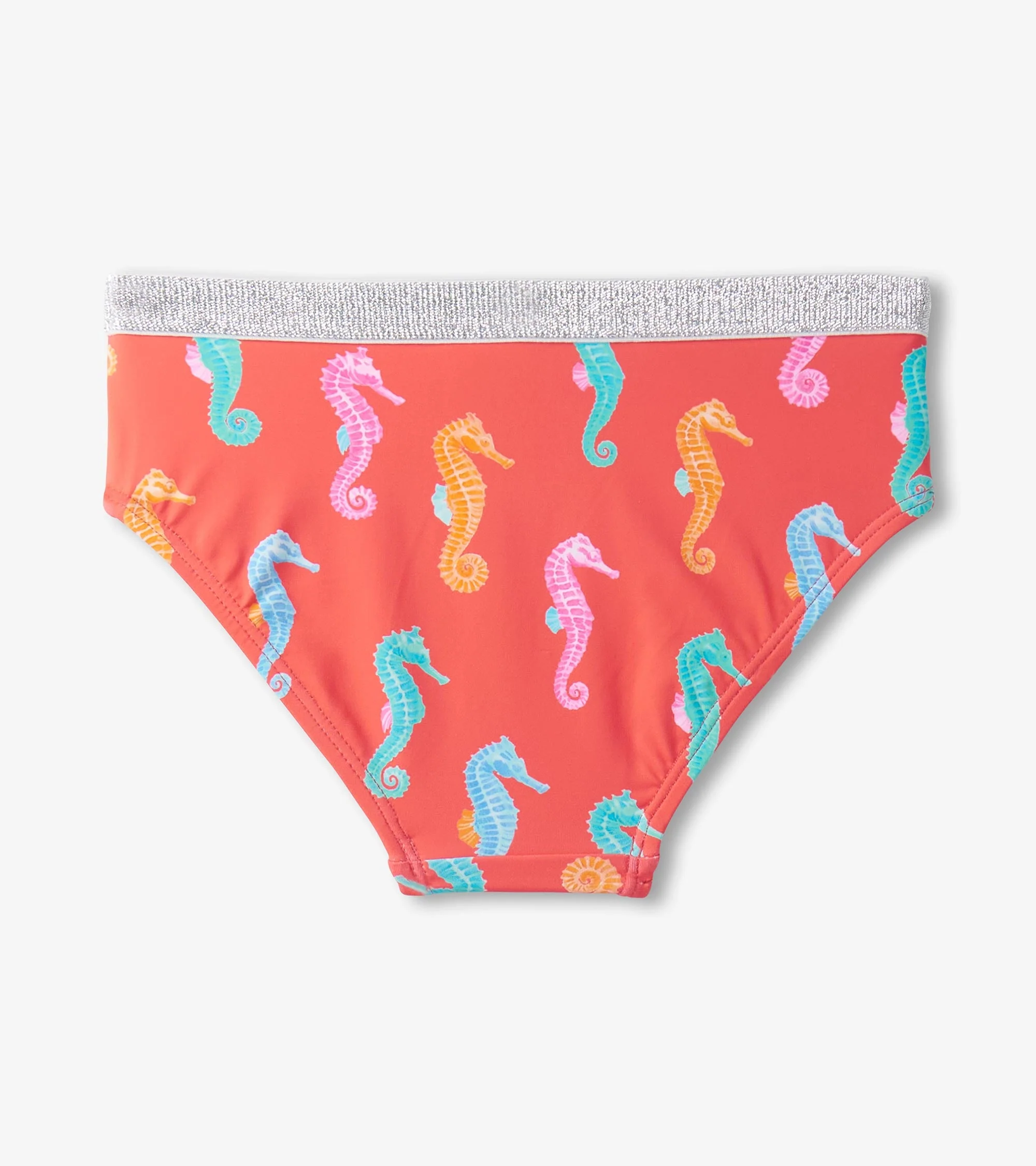 Girls Painted Sea Horse Tankini Set - Image 5