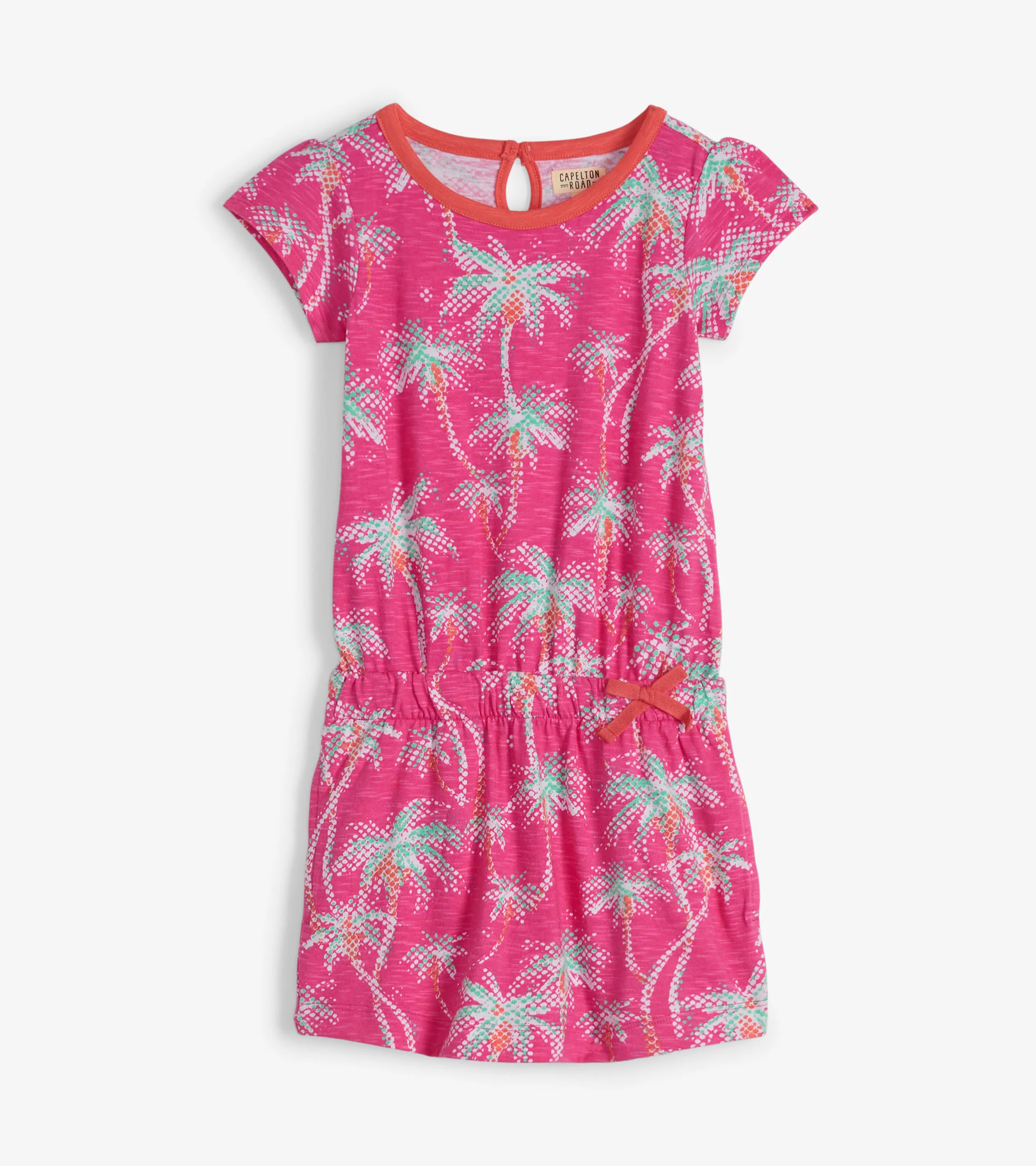 Girls Palm Trees T-Shirt Dress - Image 2
