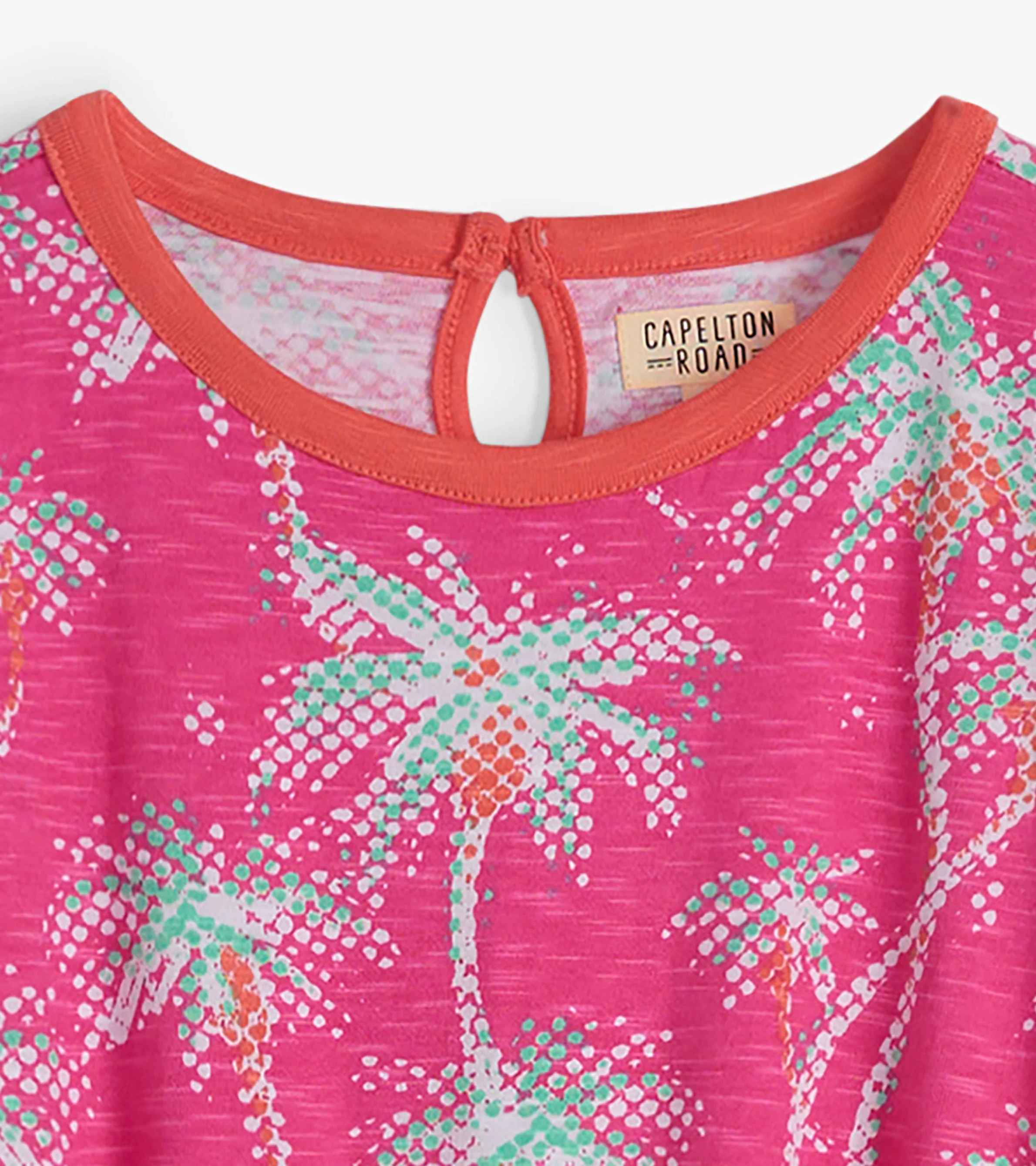 Girls Palm Trees T-Shirt Dress - Image 4