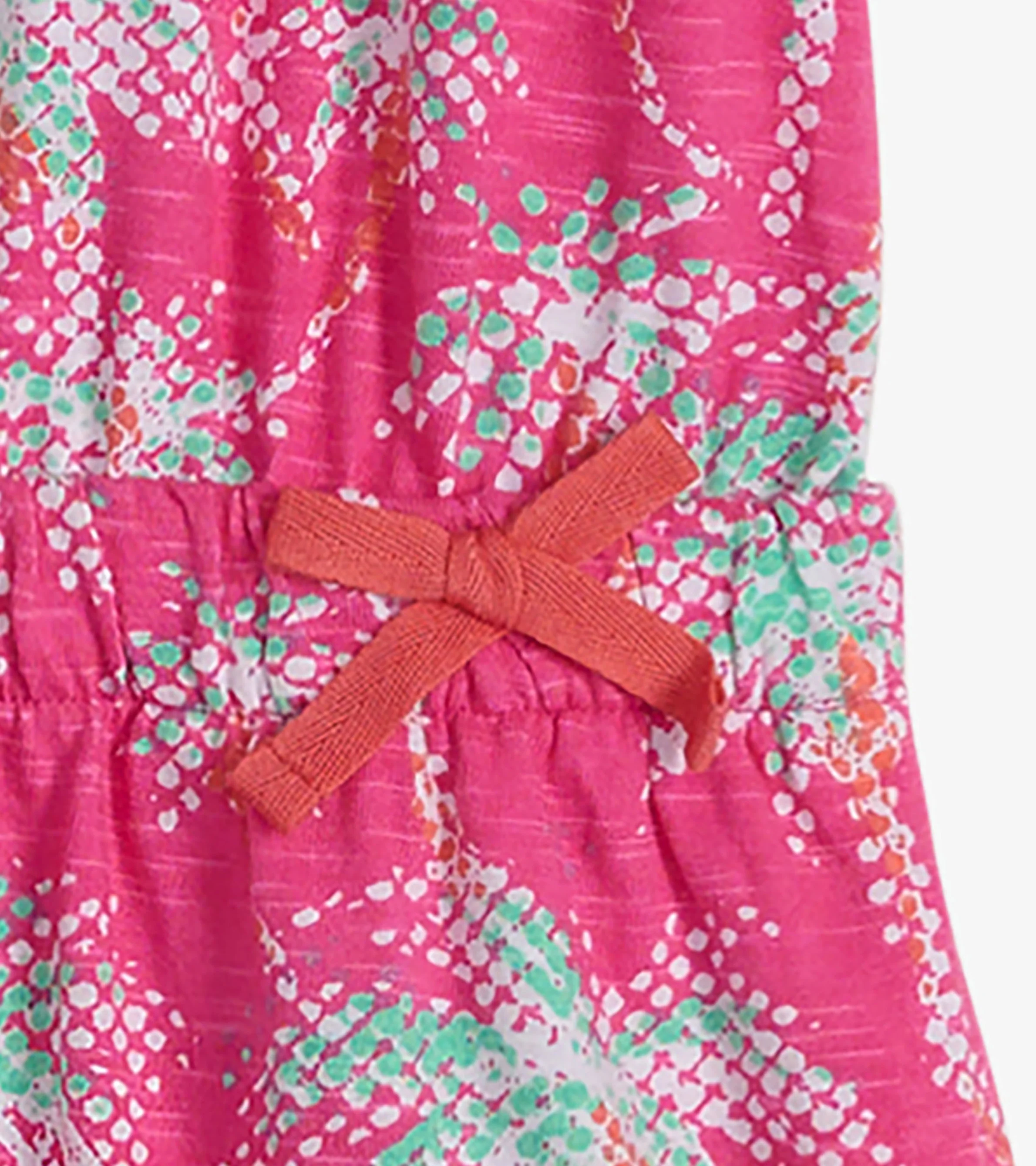 Girls Palm Trees T-Shirt Dress - Image 5
