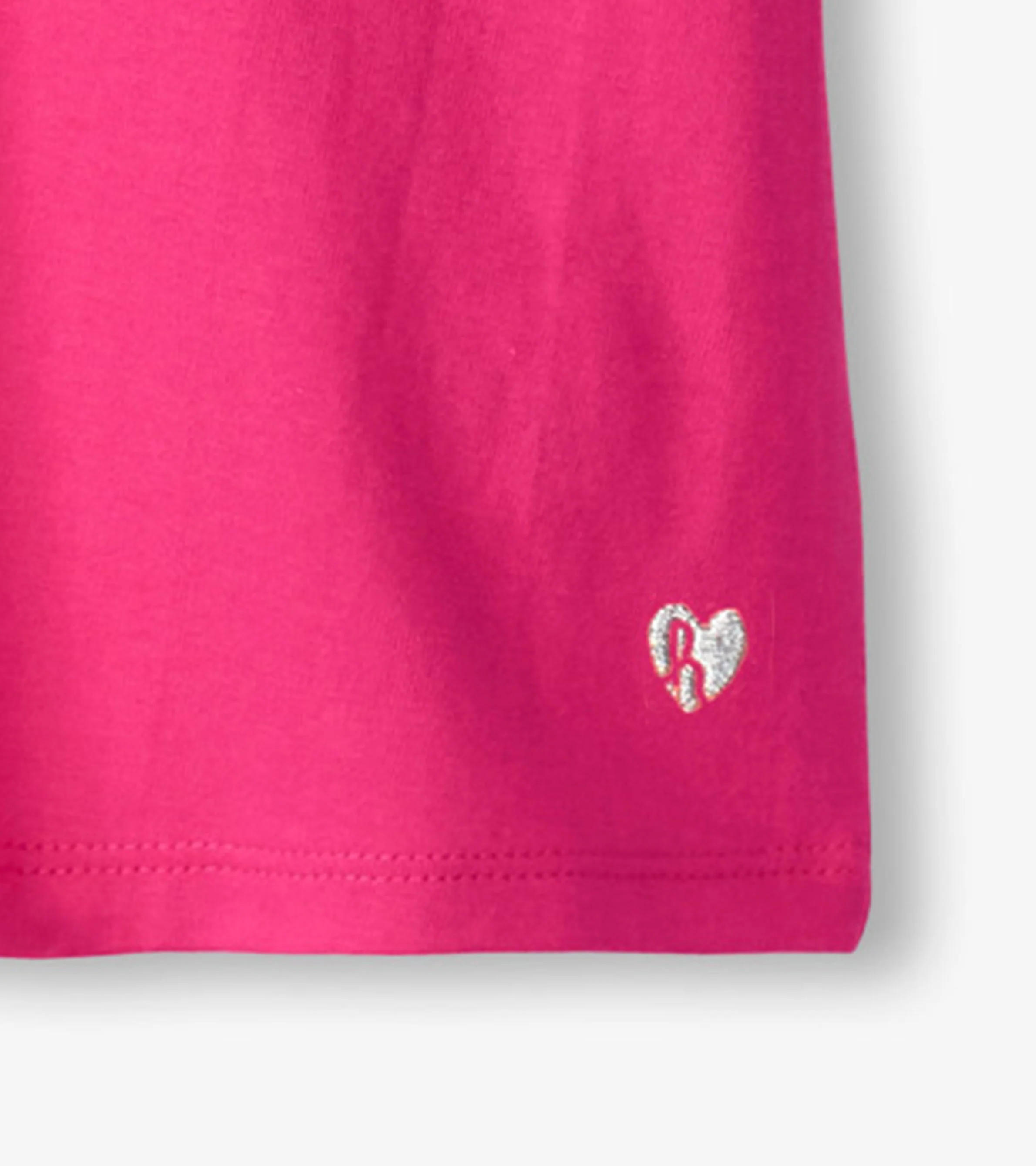 Girls Pink Twisted Sleeve Tee - Image 4