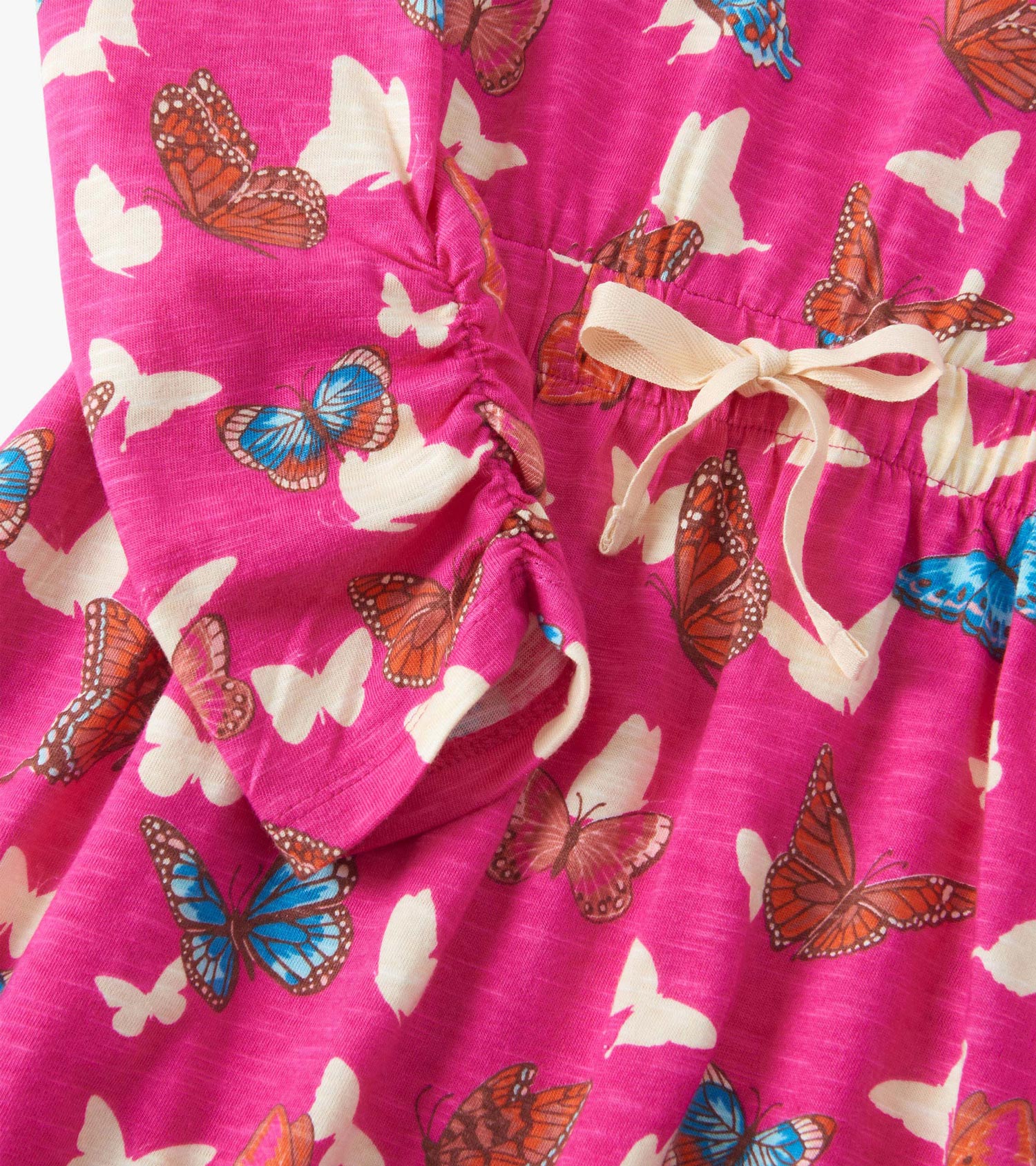 Girls Pop Out Butterflies Cinched Waist Dress - Image 3
