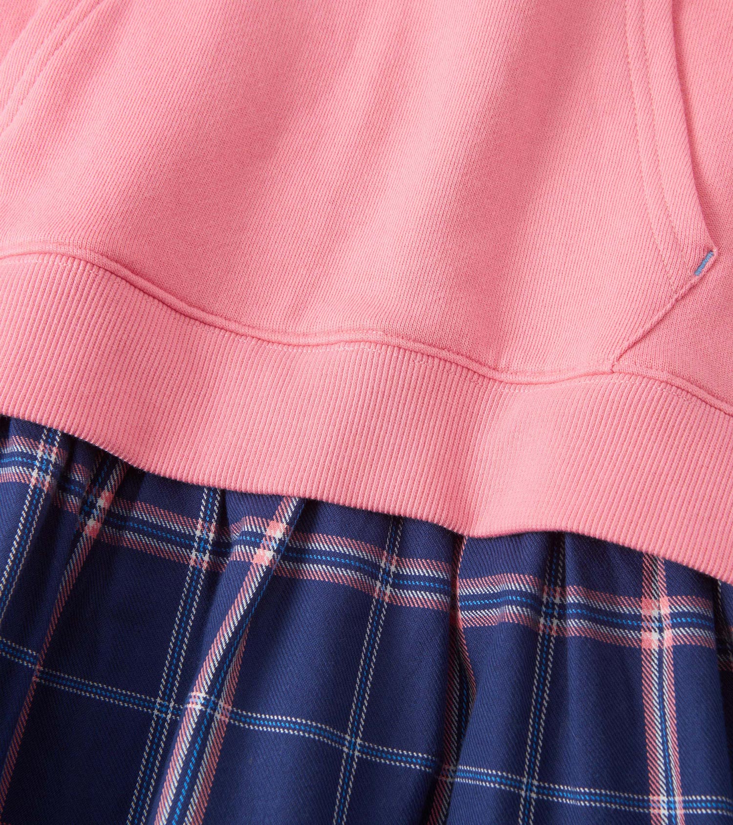 Girls Preppy Plaid Mixed Match Dress - Image 6