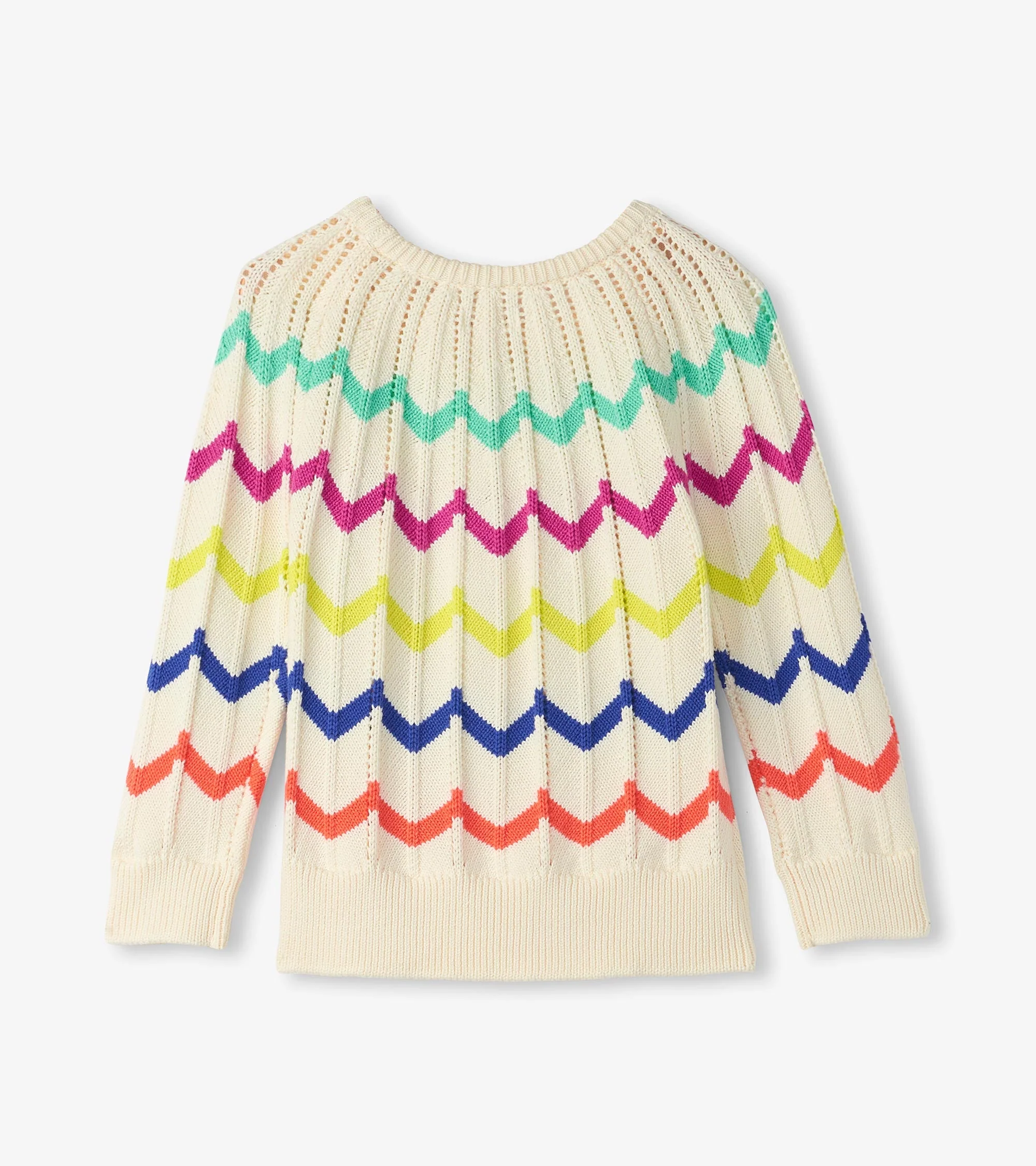 Girls Rainbow Sweater - Image 3
