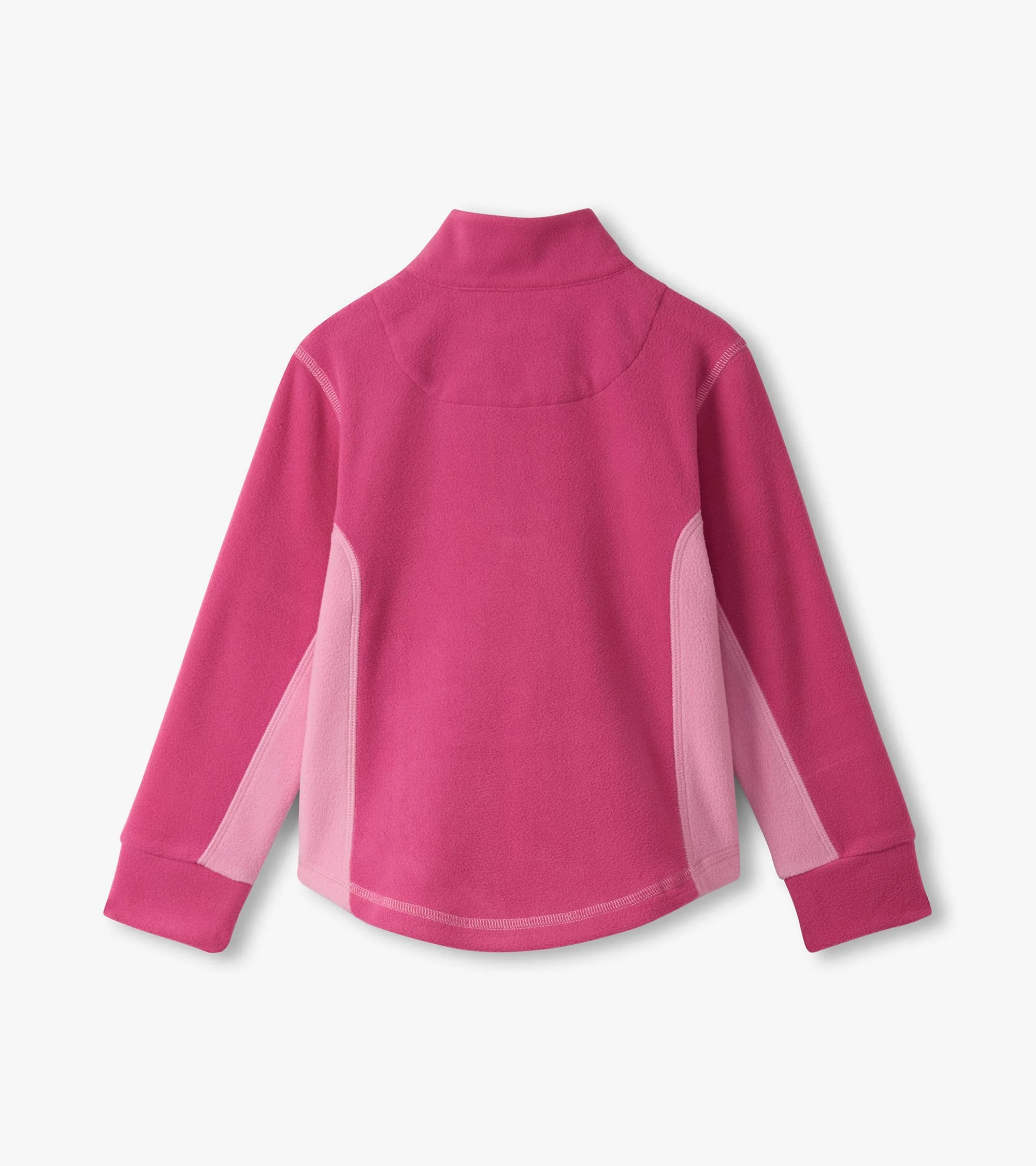 Girls Raspberry Rose 1/4 Zip Mockneck - Image 3