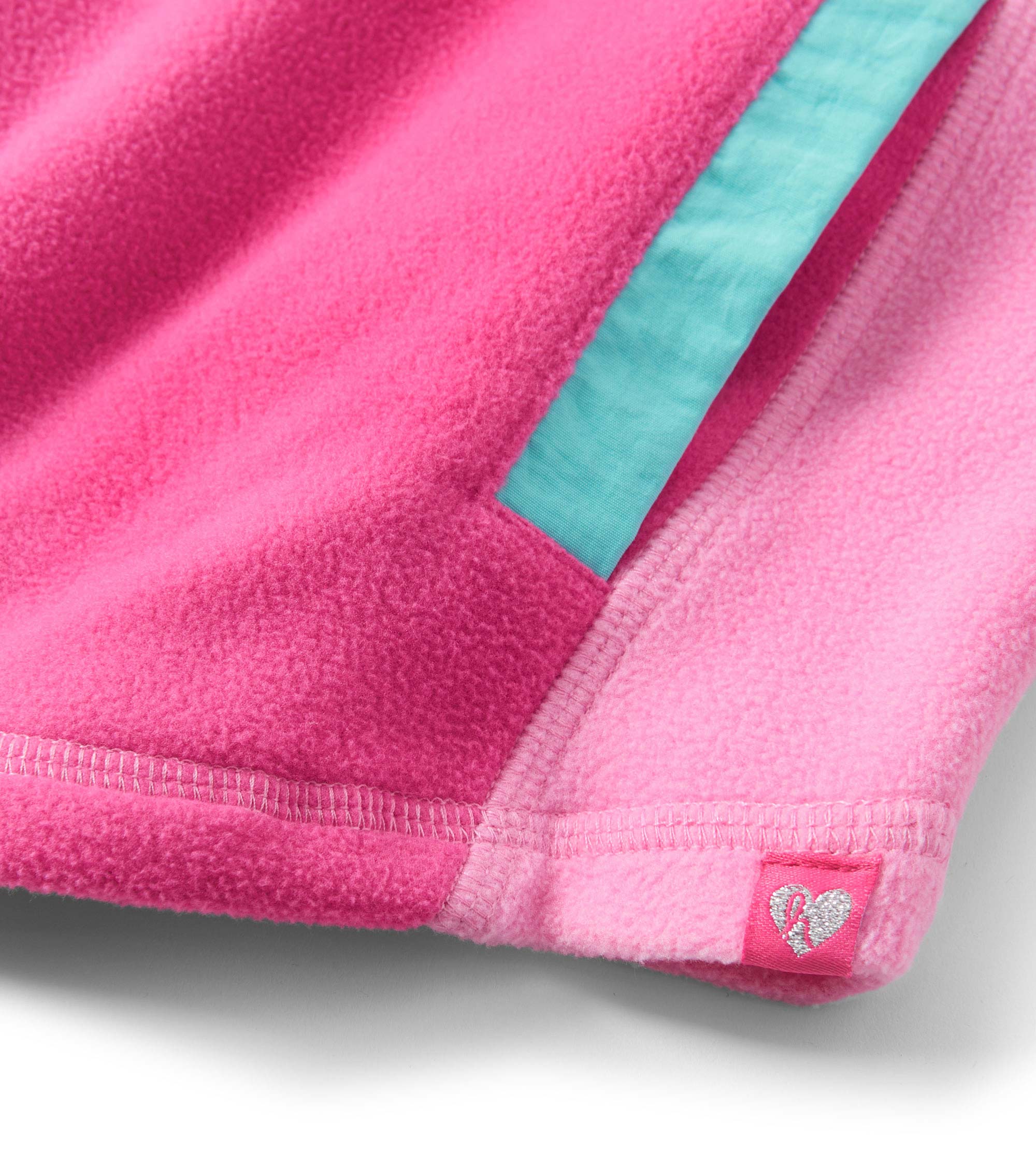 Girls Raspberry Rose 1/4 Zip Mockneck - Image 4