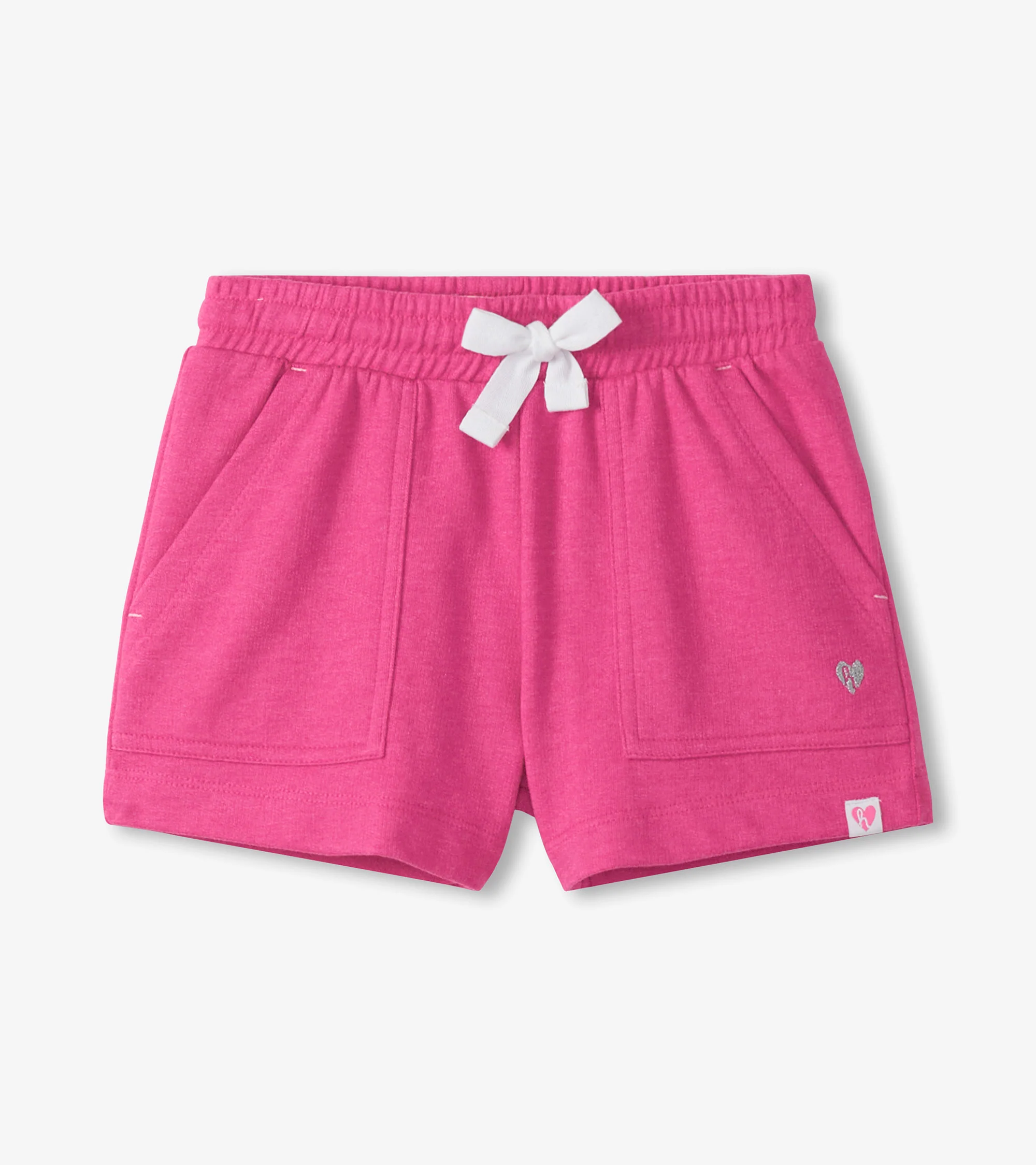 Girls Raspberry Rose Easy Basic Shorts