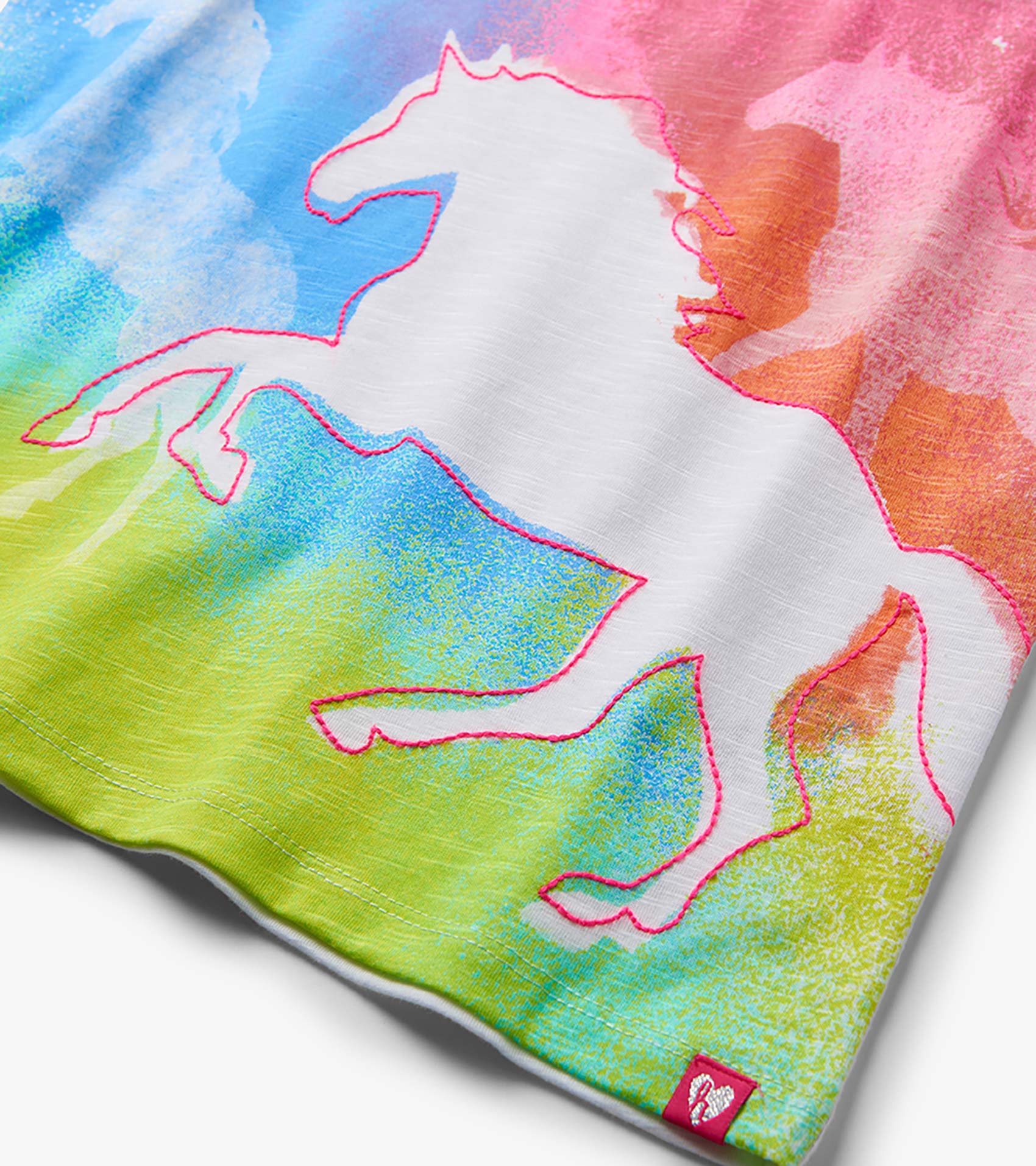 Girls Running Horses Graphic Tee - Image 3