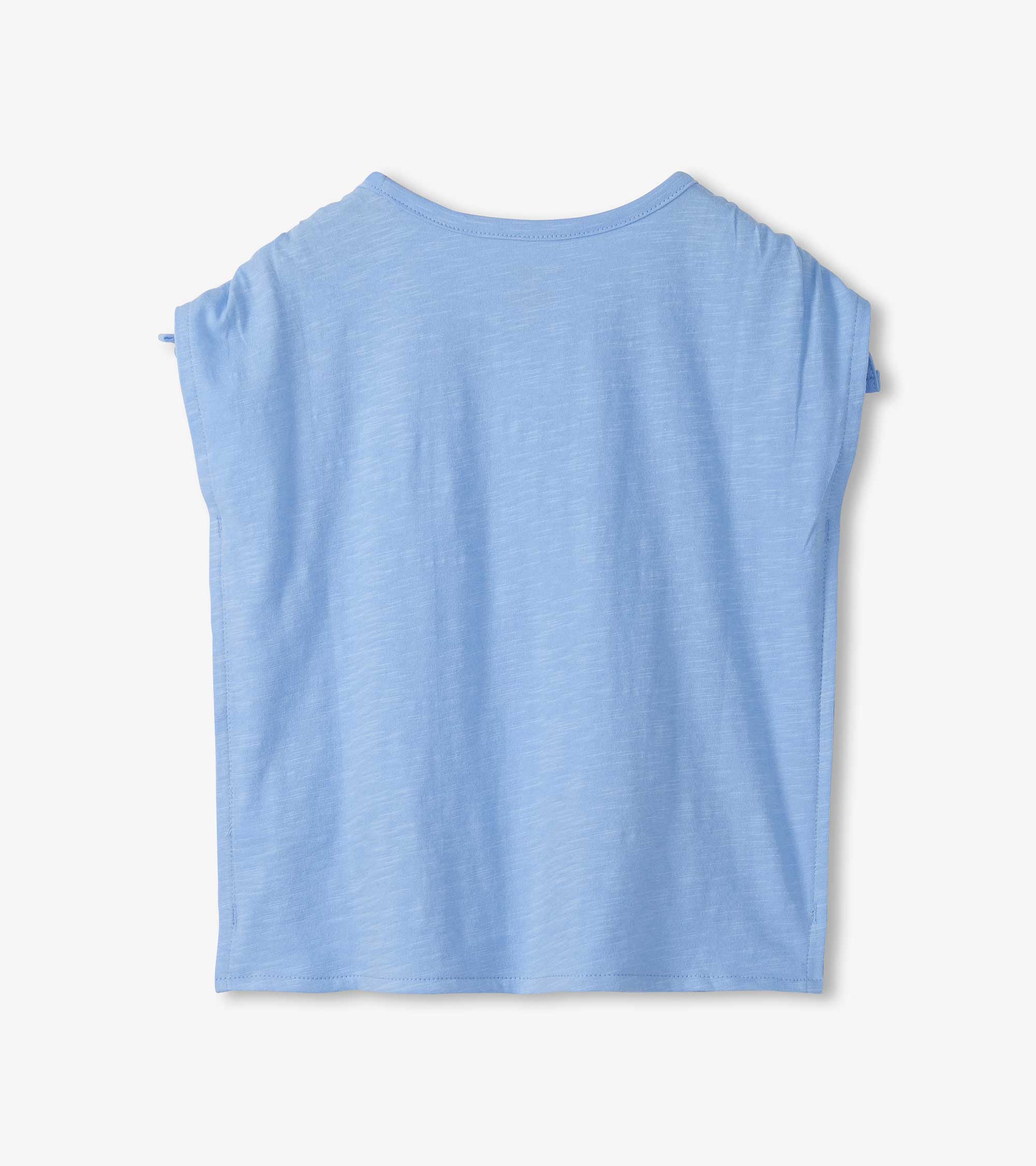 Girls Sea Shell Cinched Shoulder Top - Image 2
