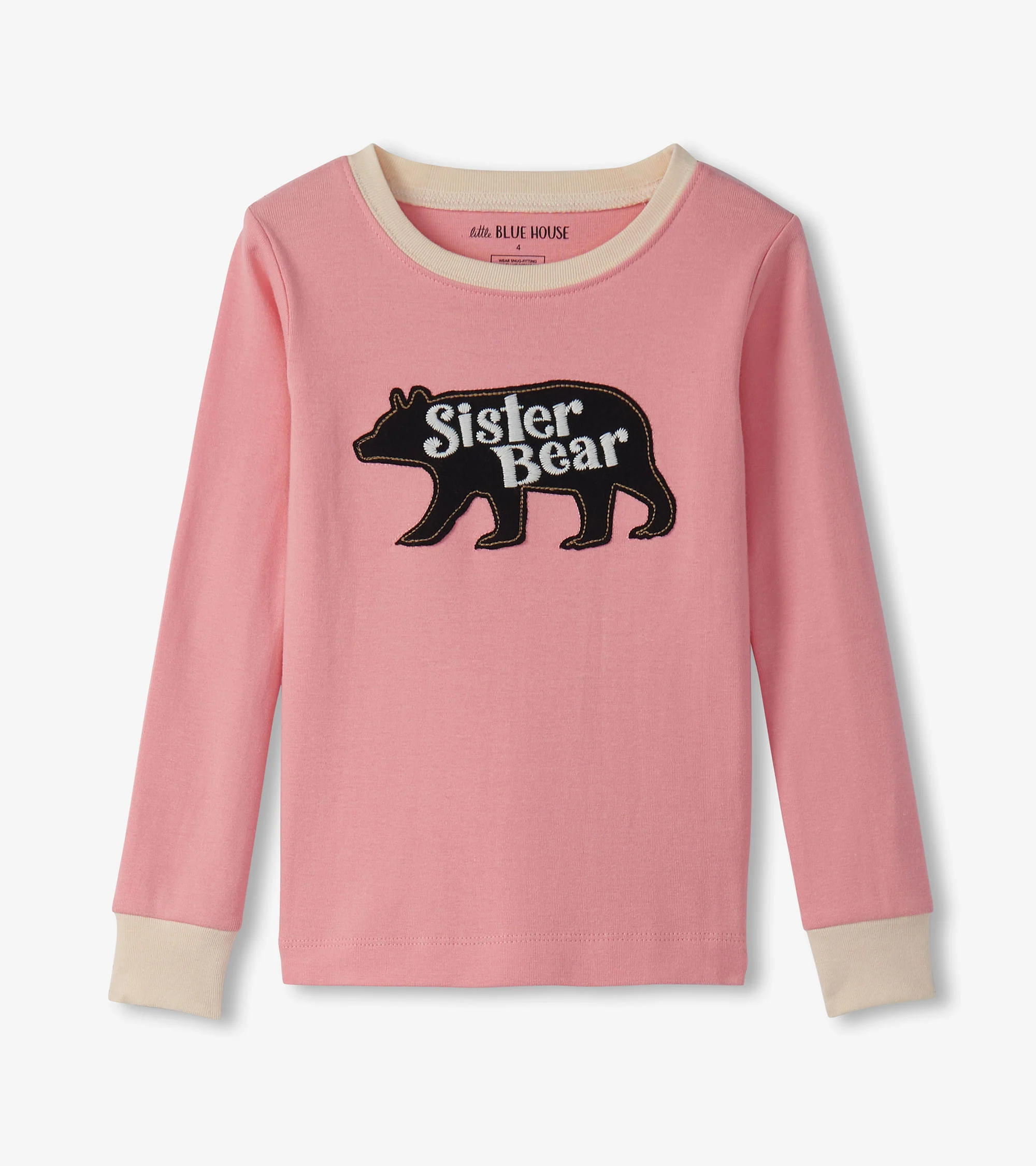 Girls Sister Bear Pajama Set - Image 3