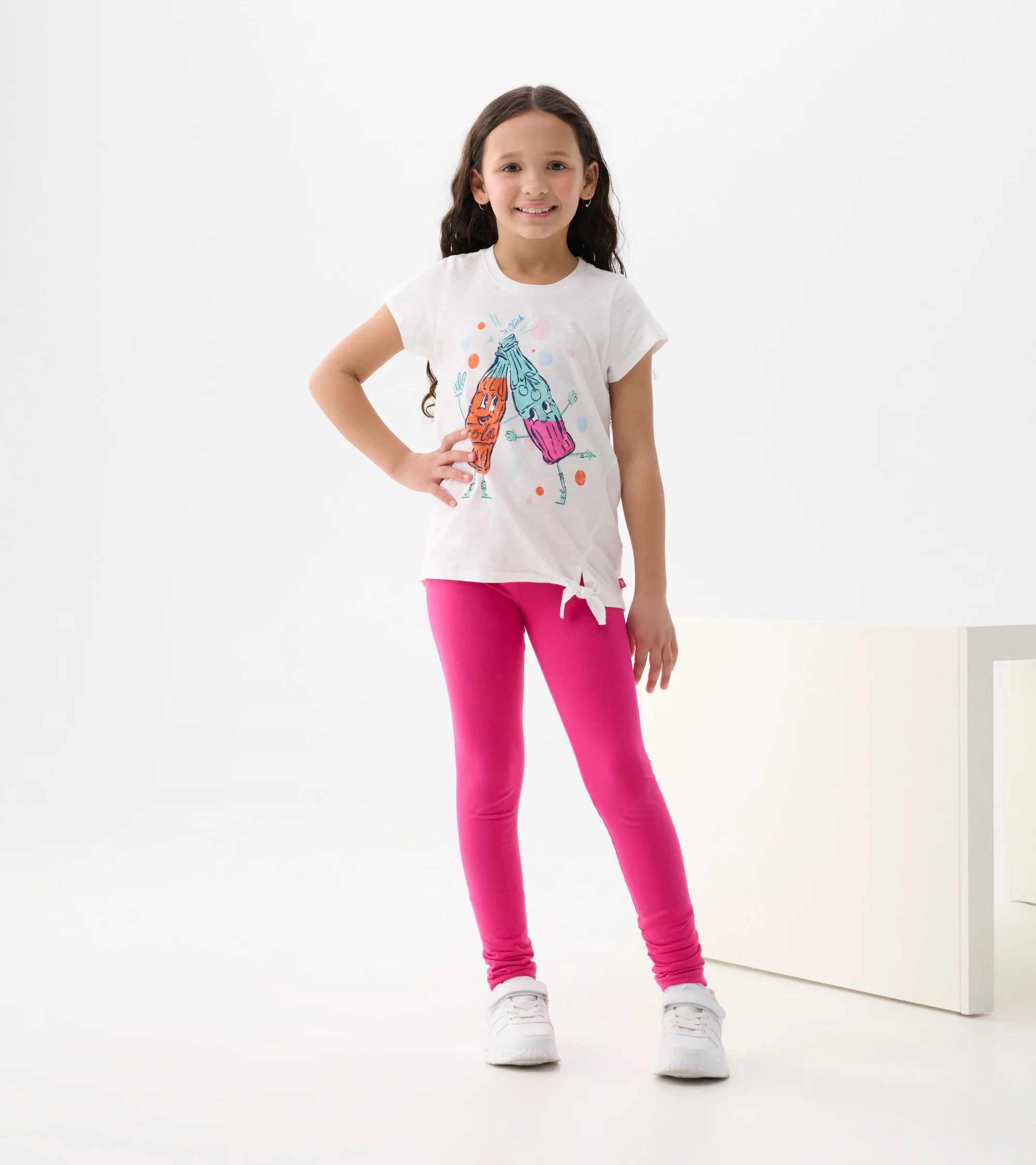 Girls Soda Pop Tie Front T-Shirt - Image 3