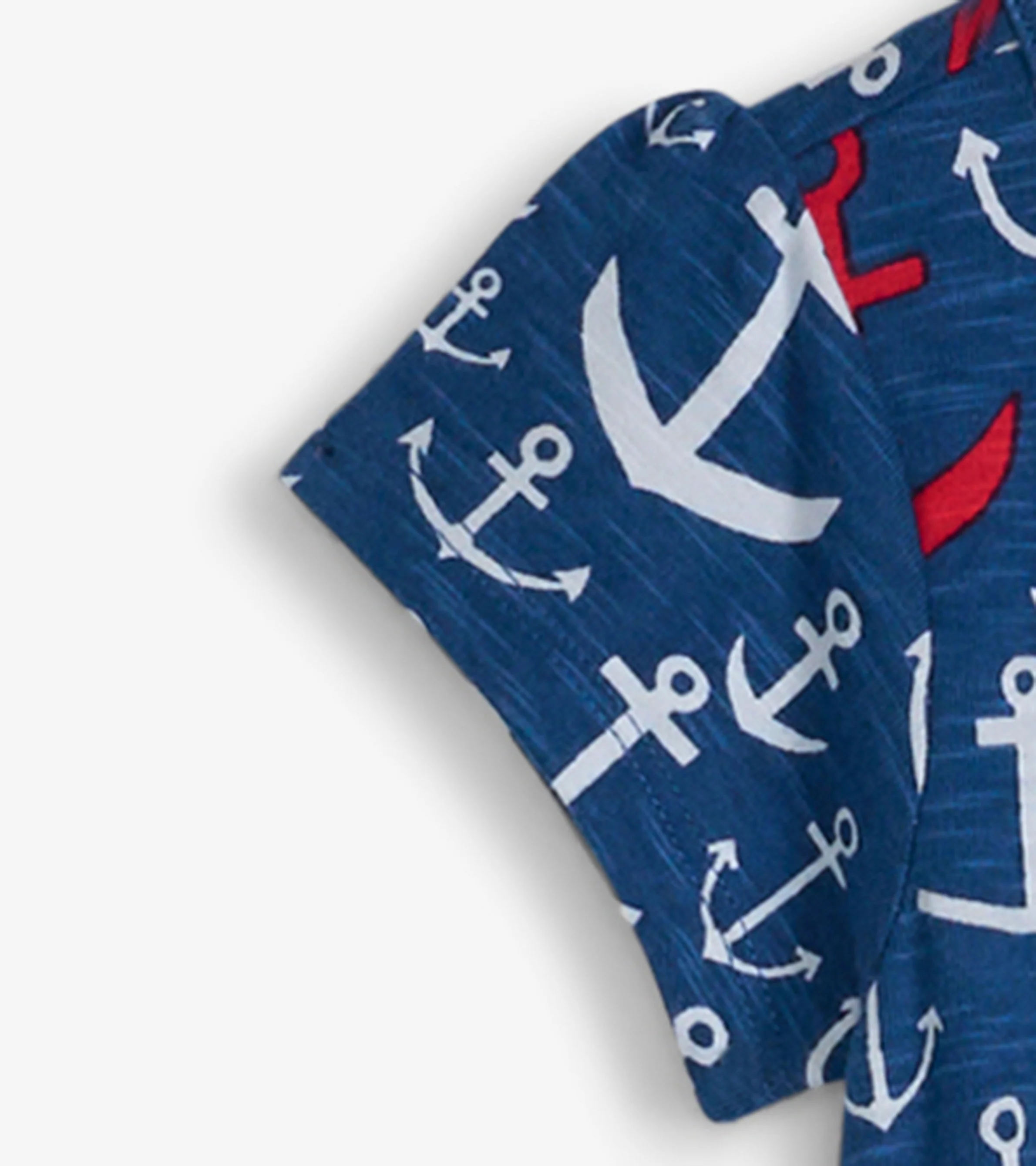 Girls Stacked Anchors T-Shirt Dress - Image 4