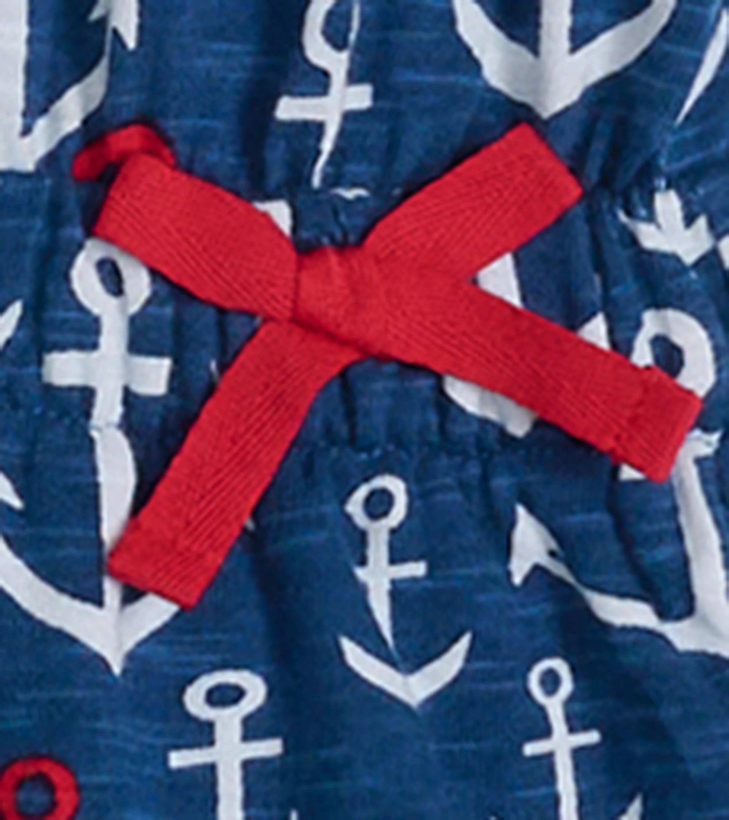 Girls Stacked Anchors T-Shirt Dress - Image 6