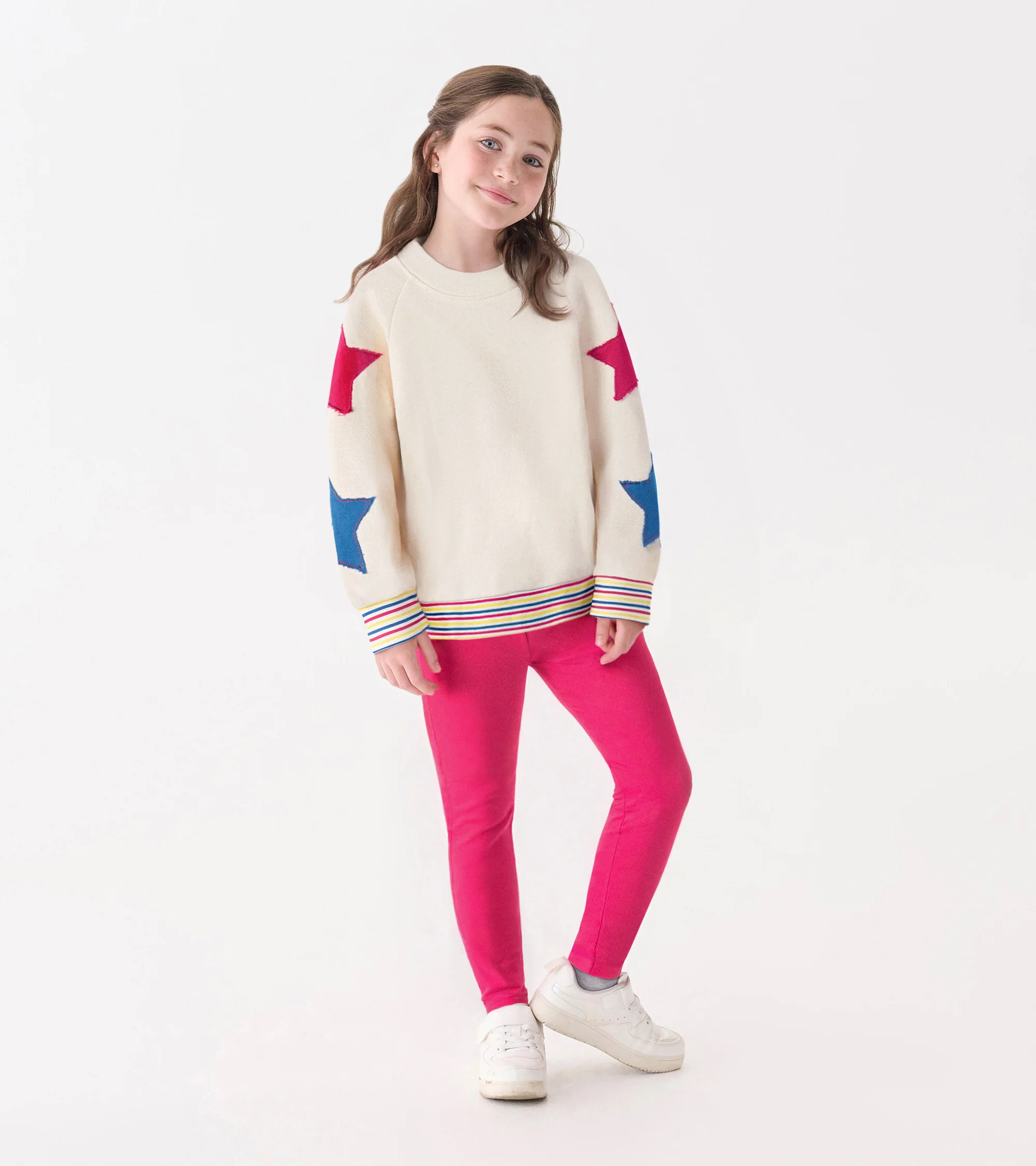 Girls Star Slouchy Pullover - Image 2