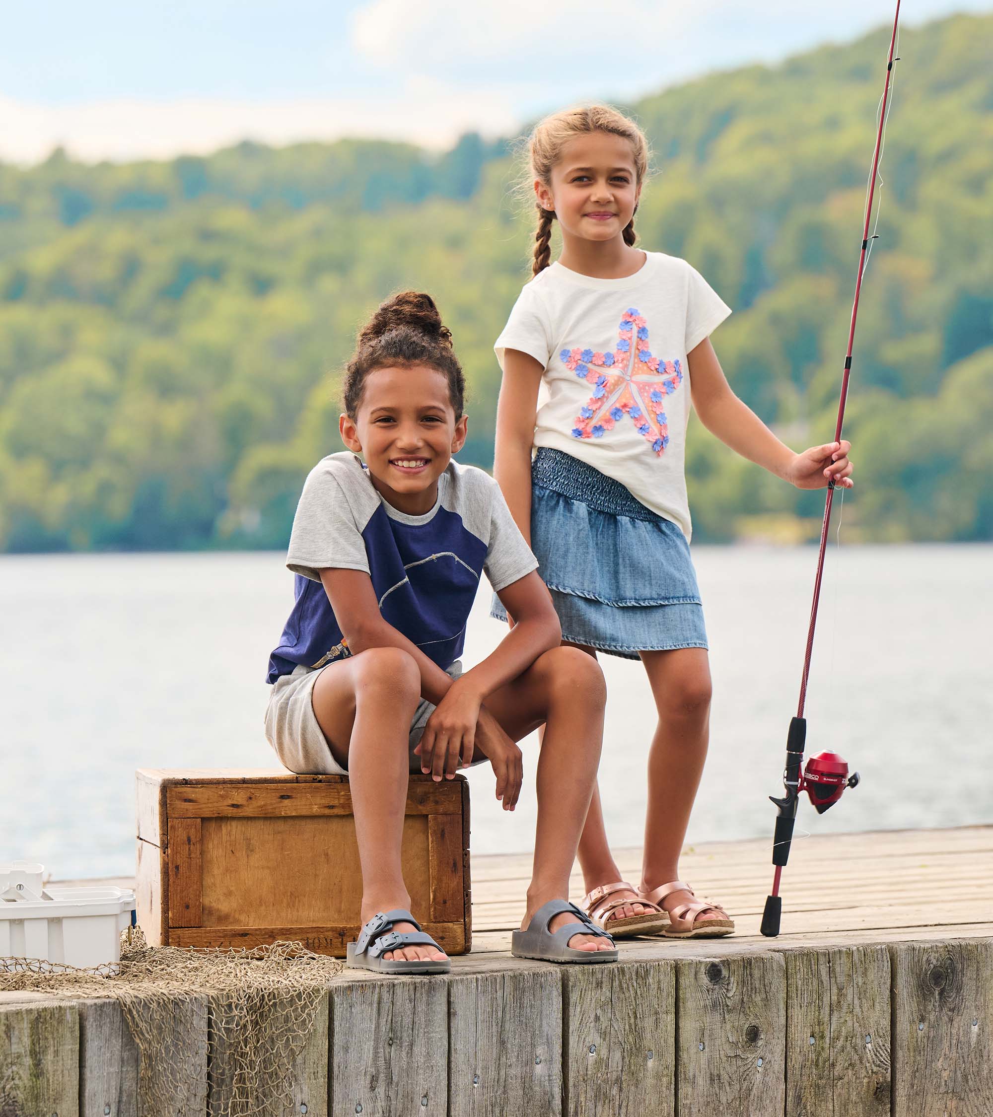 Girls Starfish Graphic Tee - Image 2