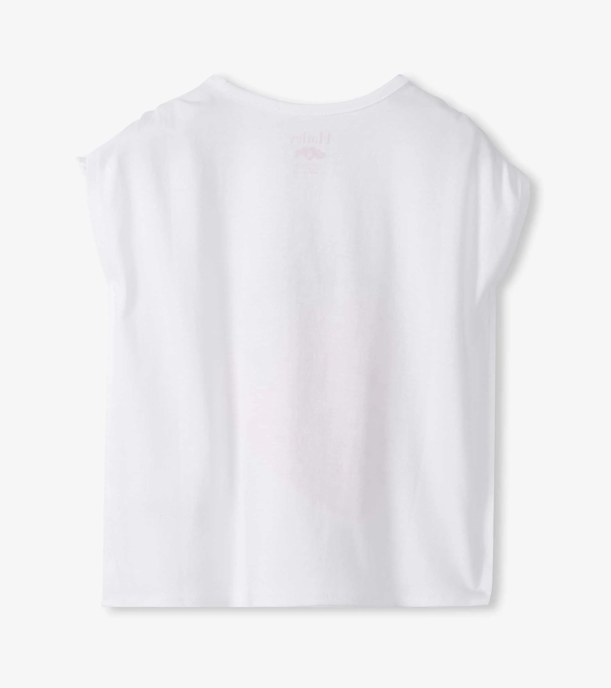 Girls Strawberry Cinched Shoulder Top - Image 2