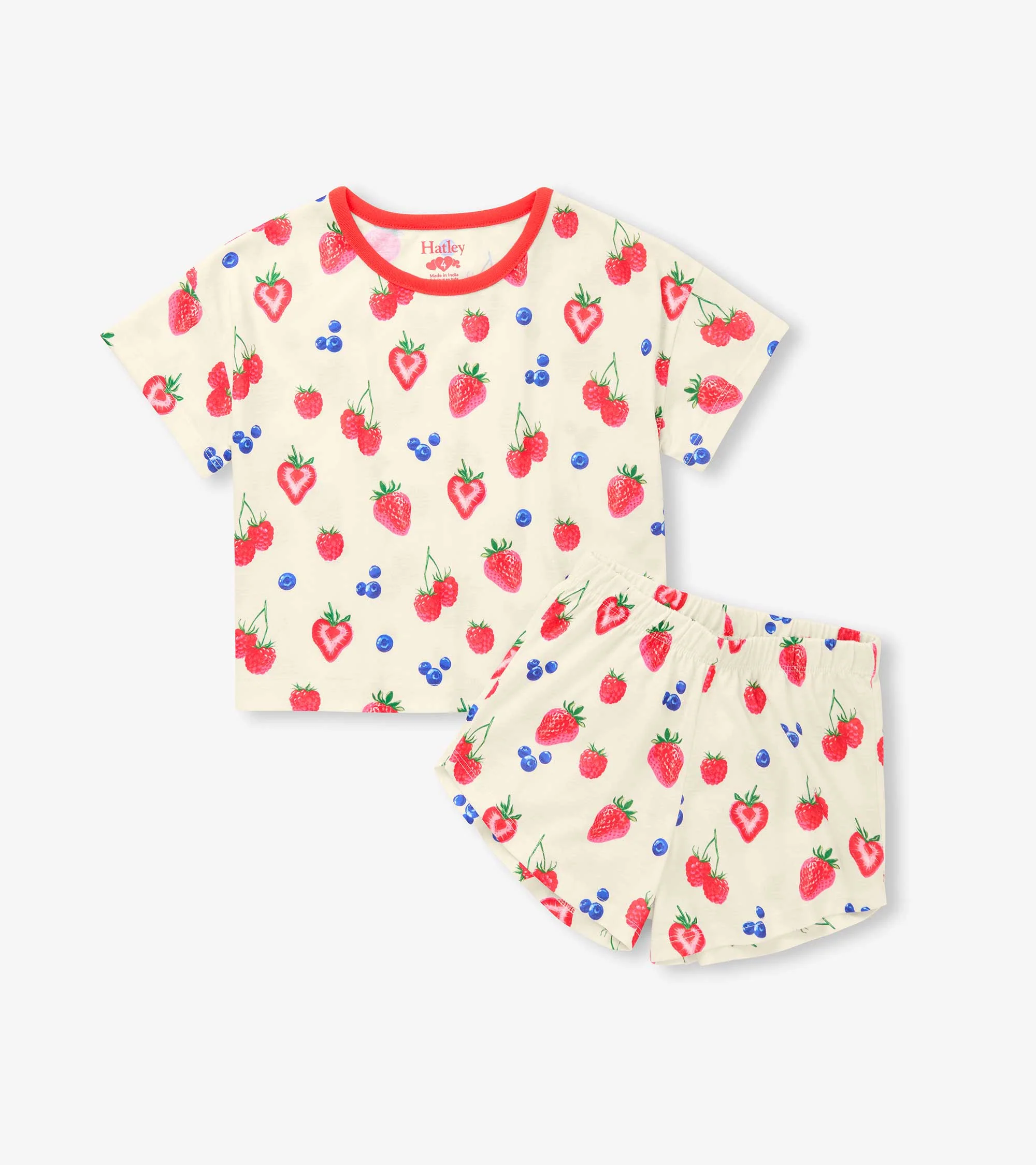 Girls Summer Berries Short Sleep Set - Image 2