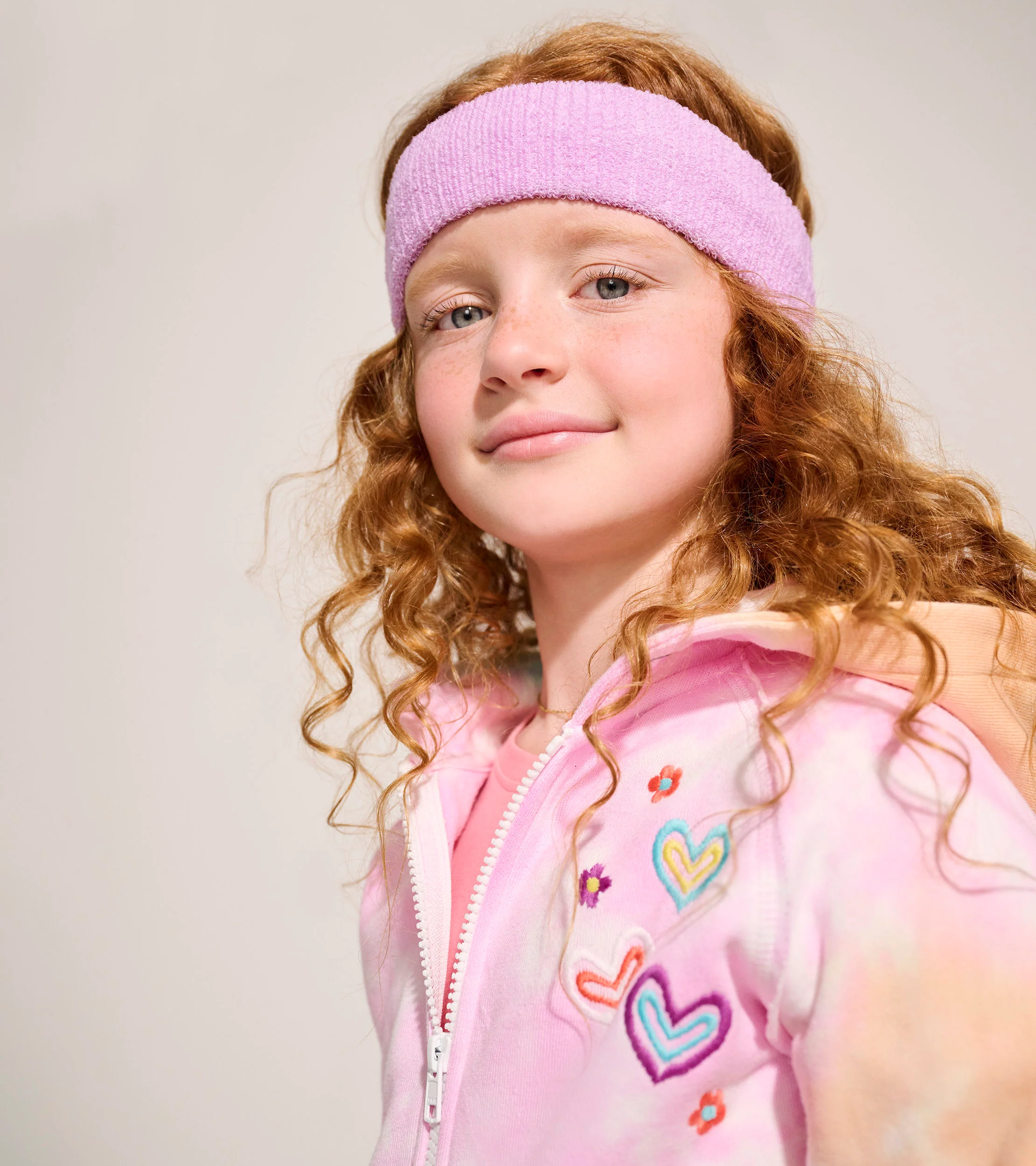 Girls Summer Waves Tie Dye Hoodie - Image 3