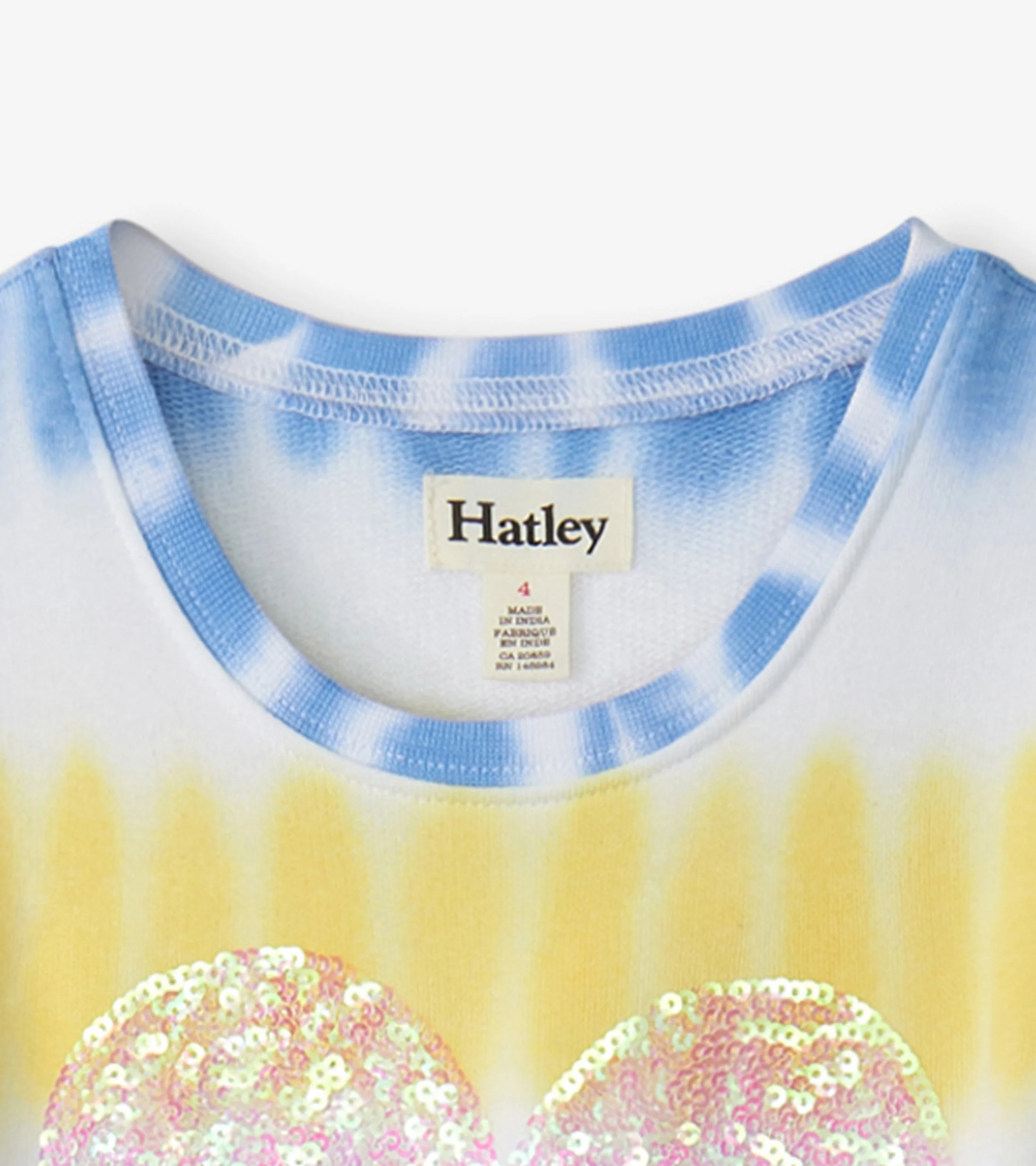 Girls Sunset Tie Dye Pull-On Dress - Image 3