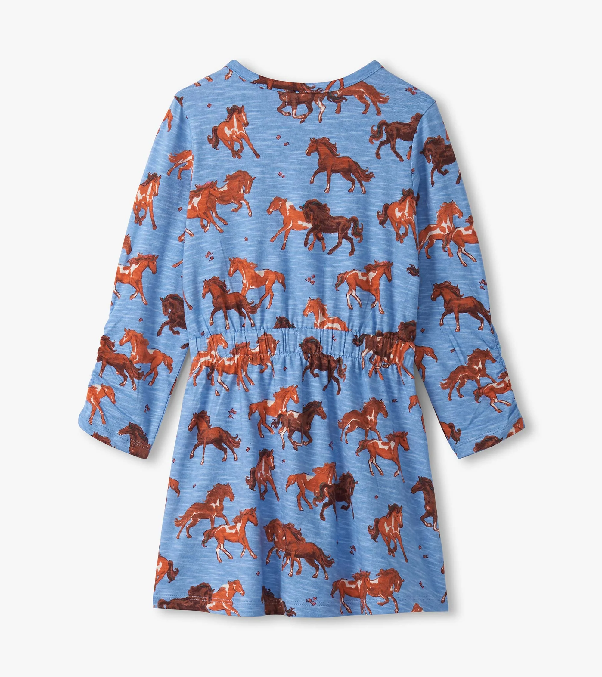 Girls Tinsel Horses Cinched Waist Dress - Image 3