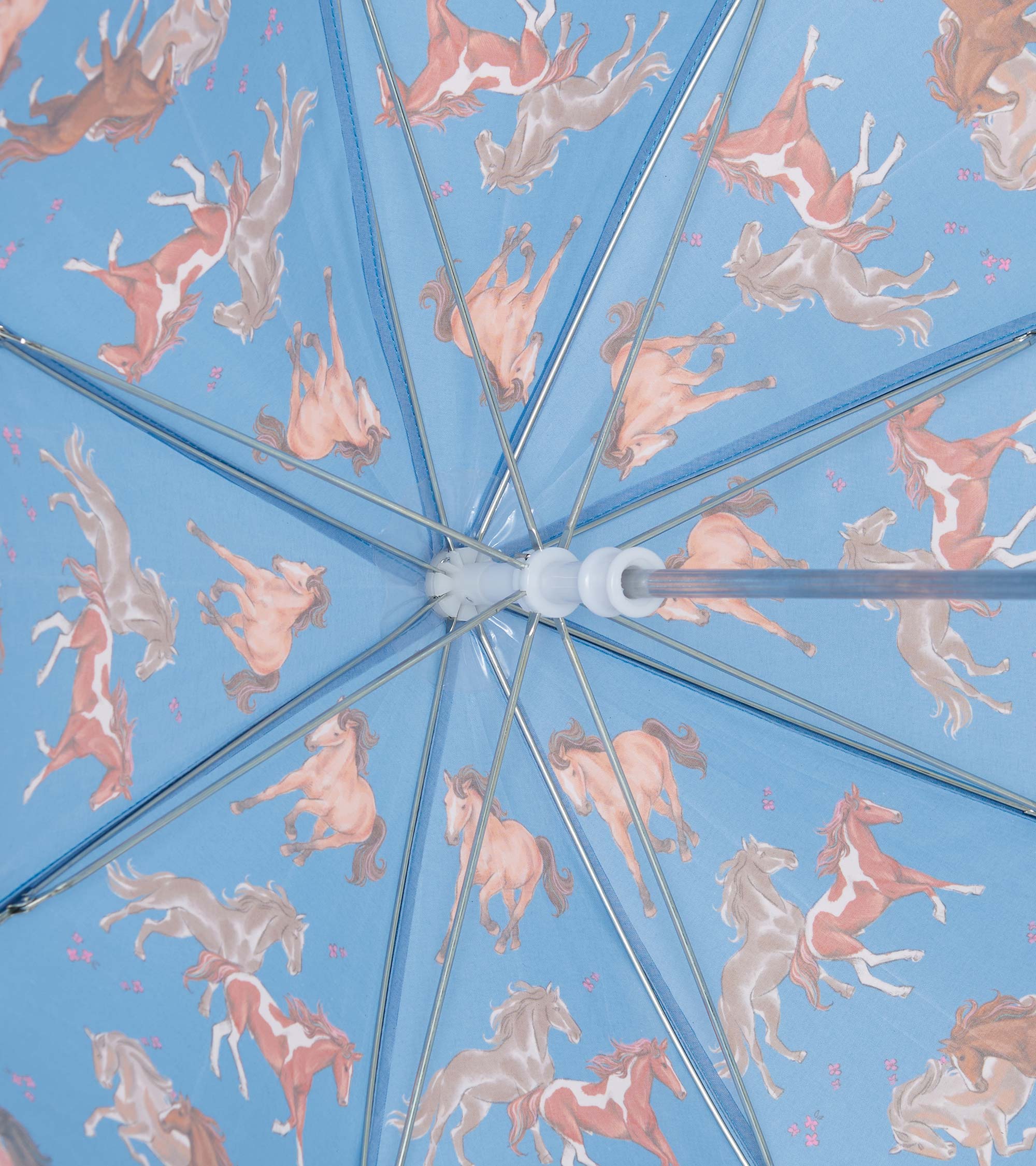 Girls Tinsel Horses Umbrella - Image 2