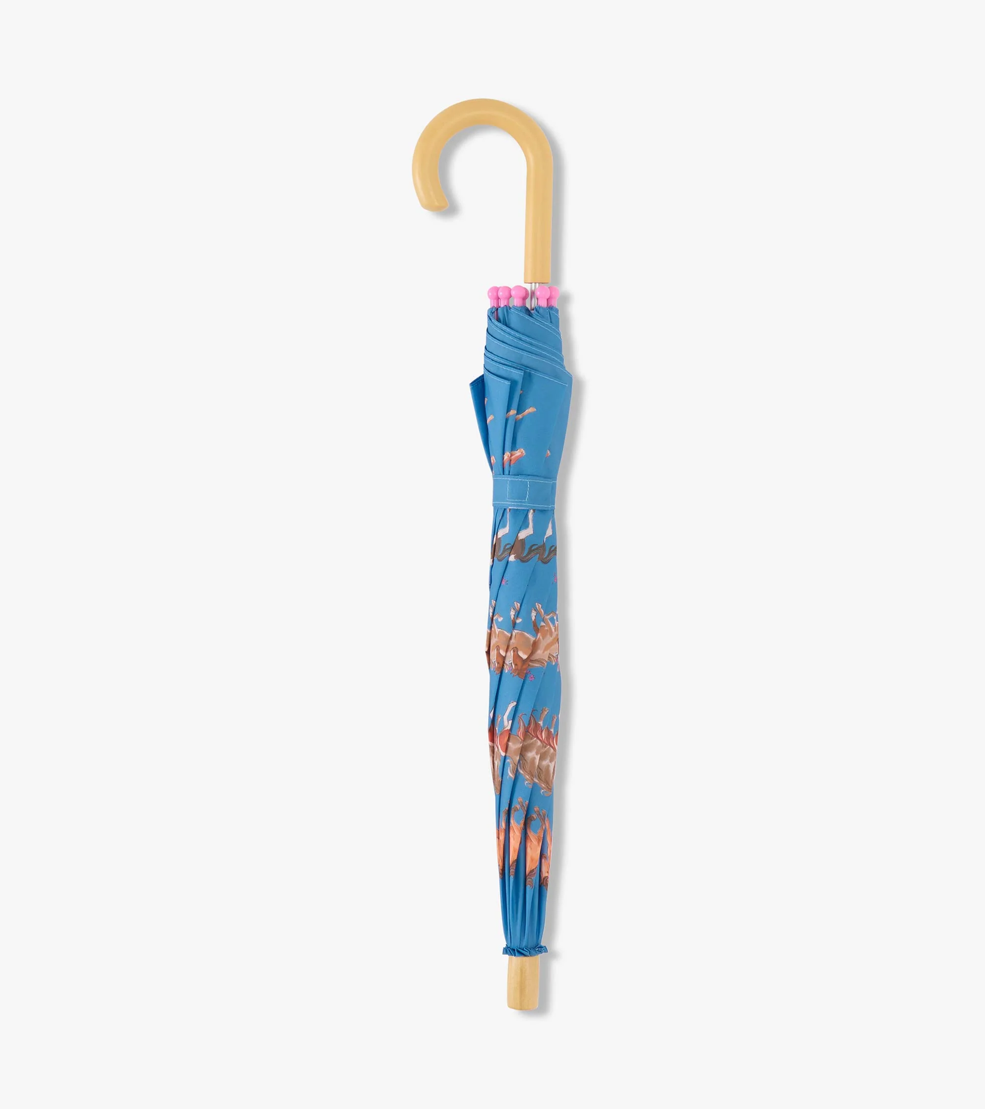 Girls Tinsel Horses Umbrella - Image 3