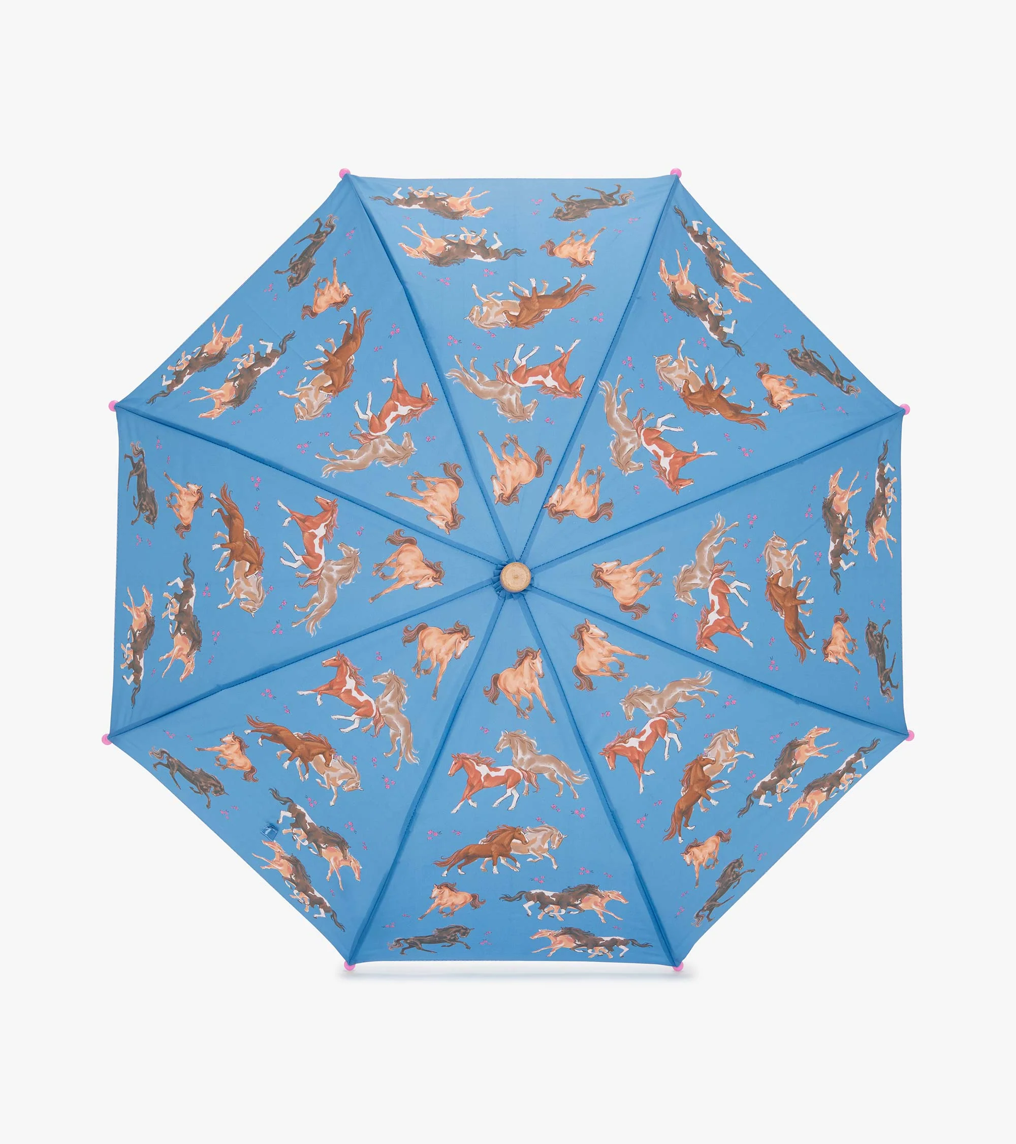 Girls Tinsel Horses Umbrella - Image 4