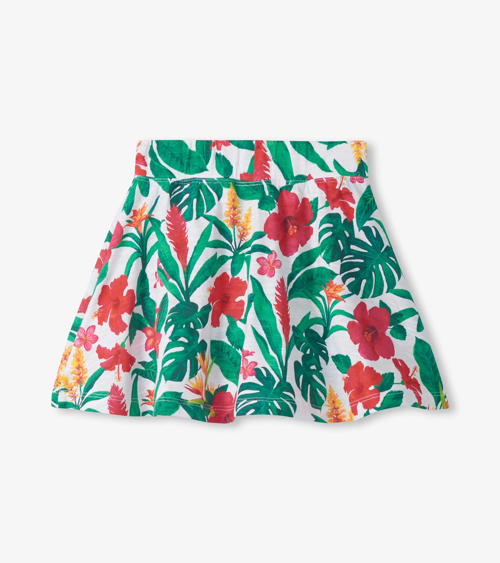 Girls Tropical Flowers Floaty Skort - Image 2