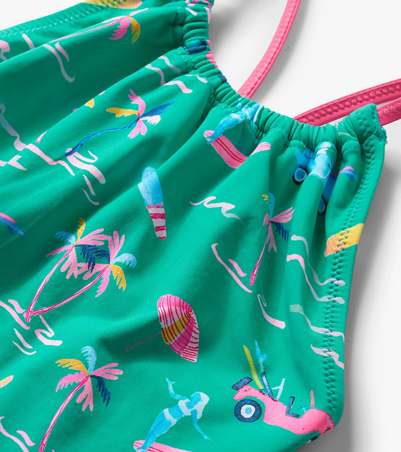 Girls Tropical One-Piece Swimsuit - Image 3