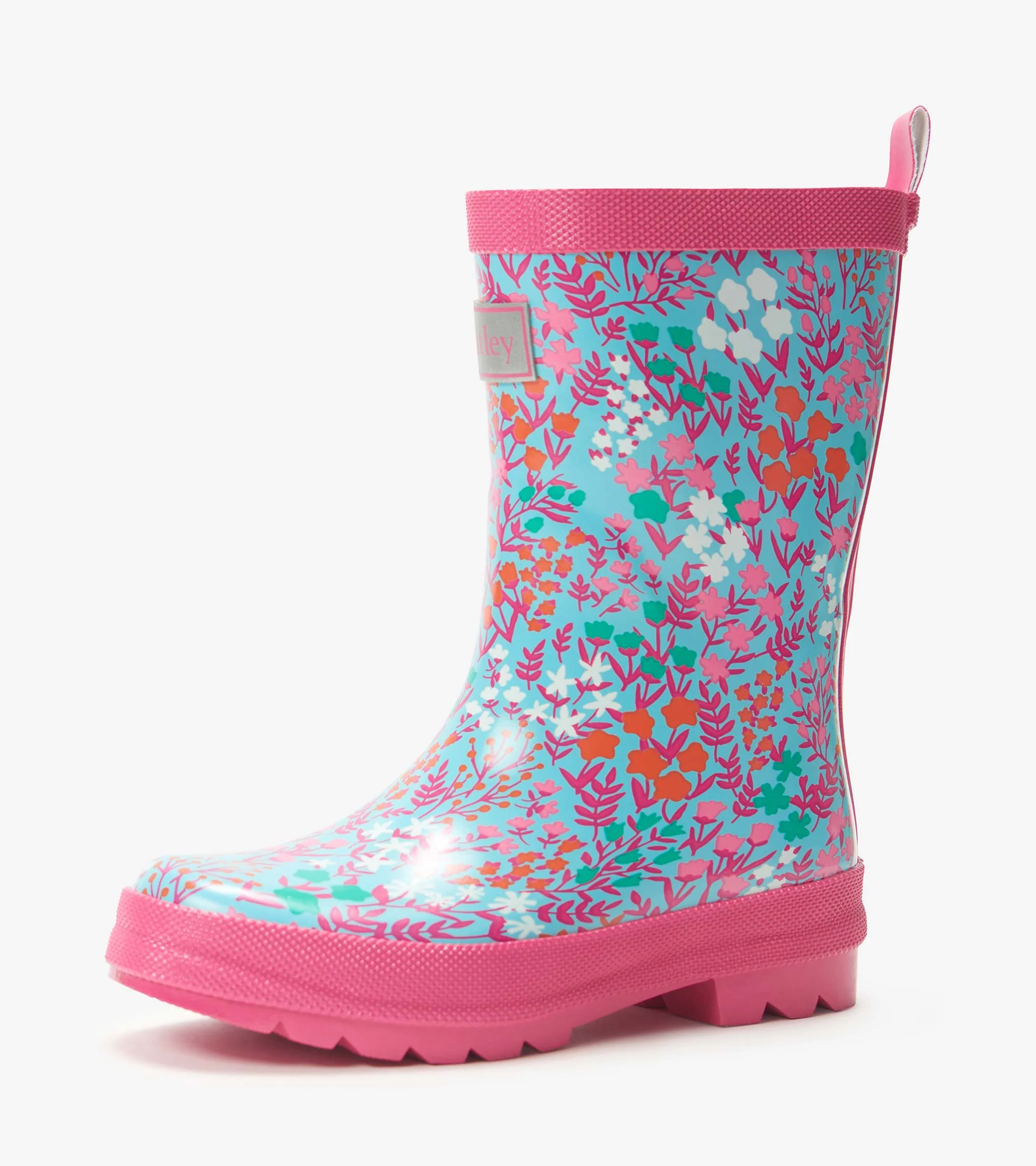 Girls Wildflowers Shiny Rain Boots - Image 4
