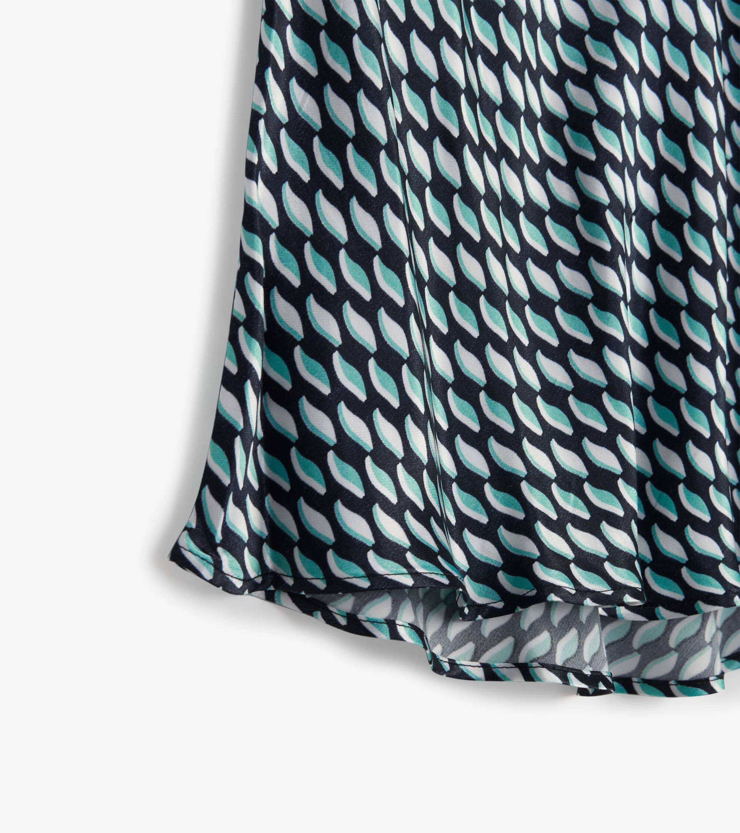 Grace Midi Skirt - Graphic Leaves - Image 4