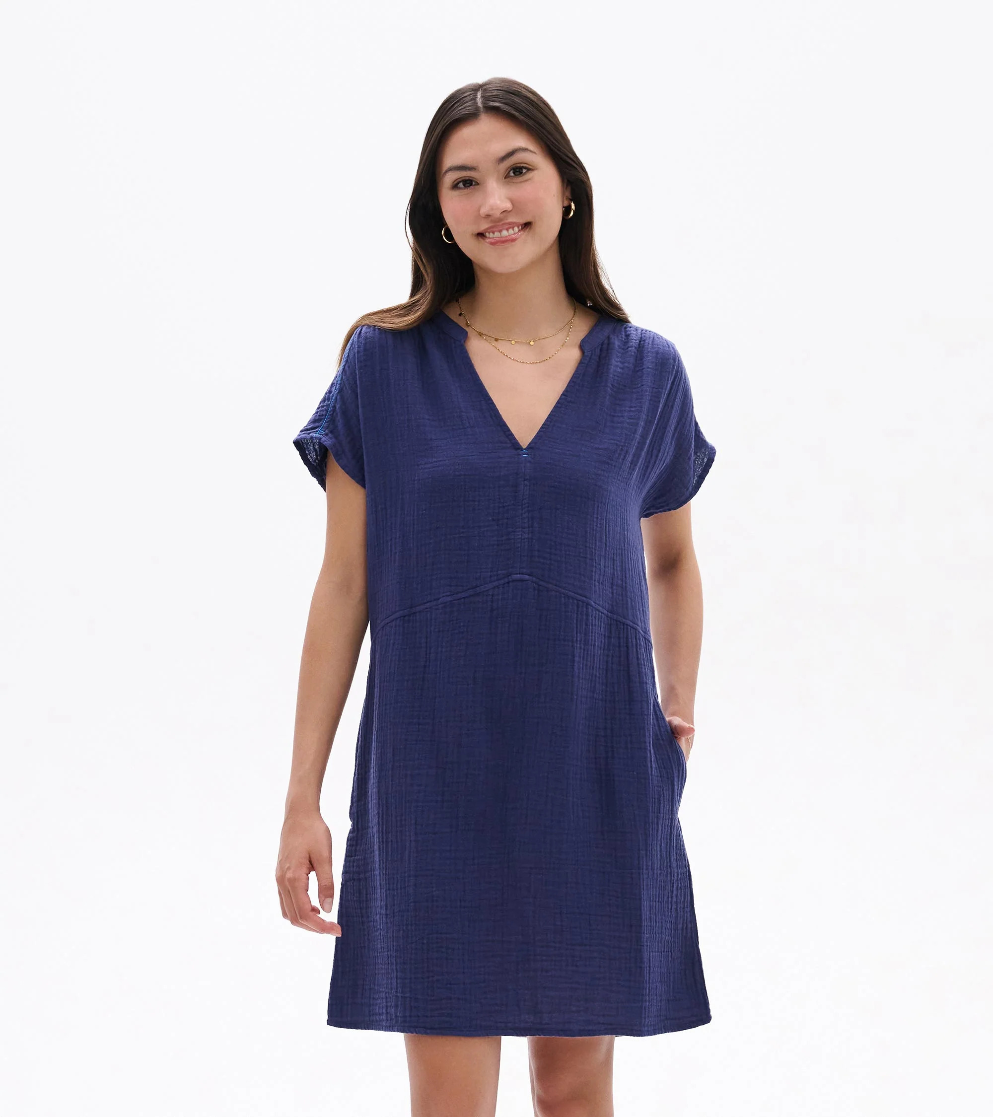 Hailey Dress - Patriot Blue