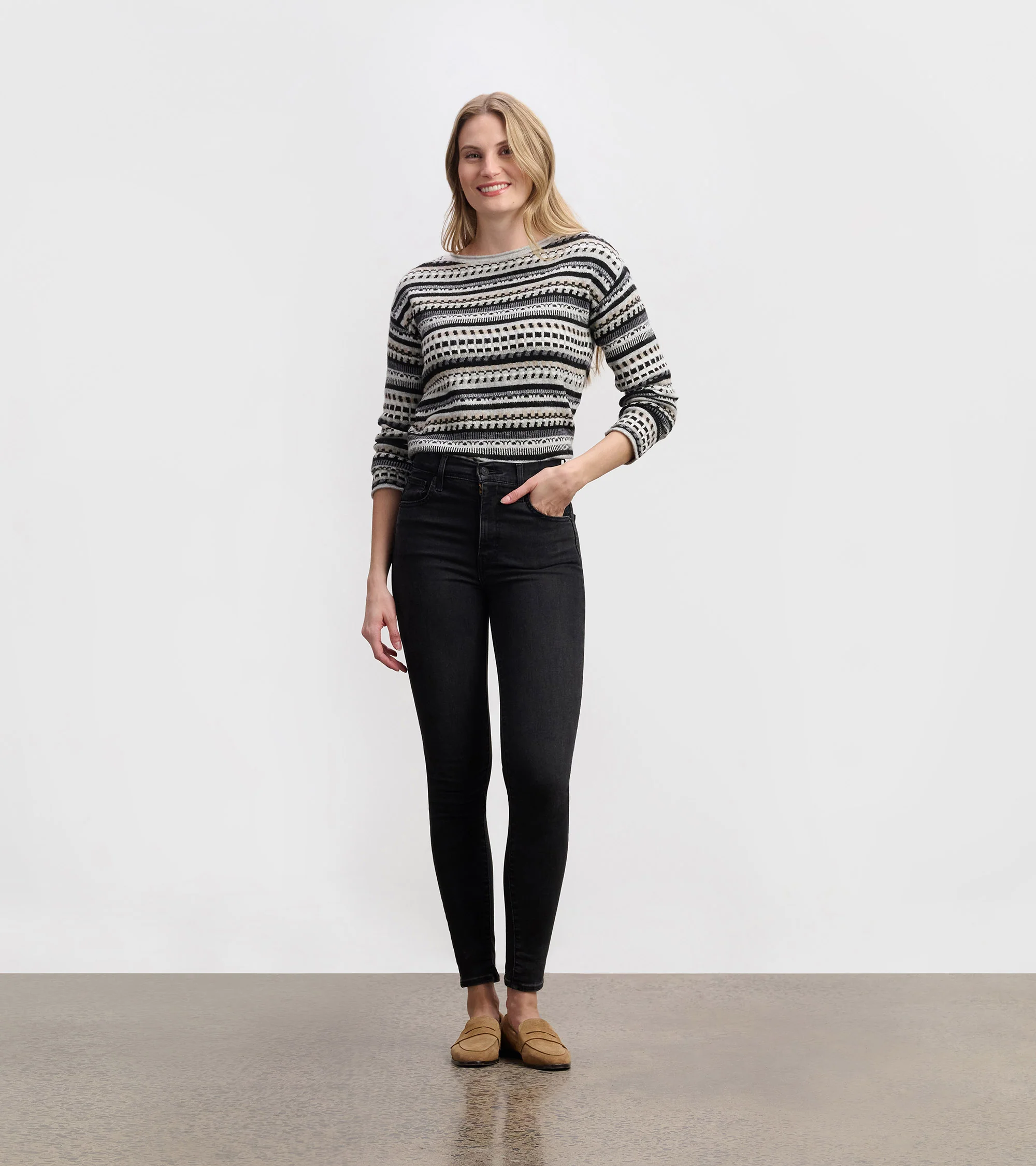 Hannah Sweater - Stone Grey - Image 6