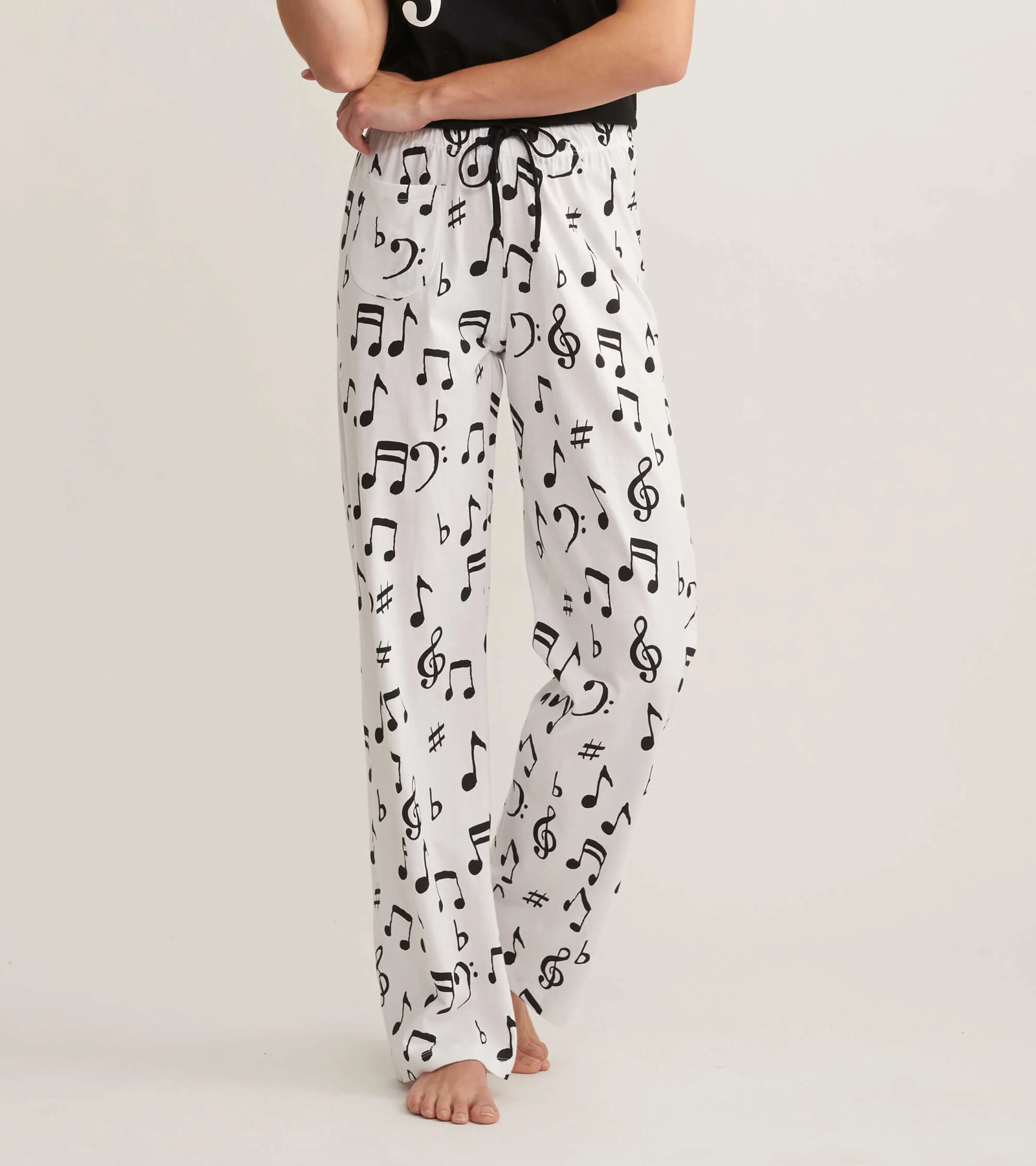 "Here Comes Treble" Women's Cotton Pajama Pants