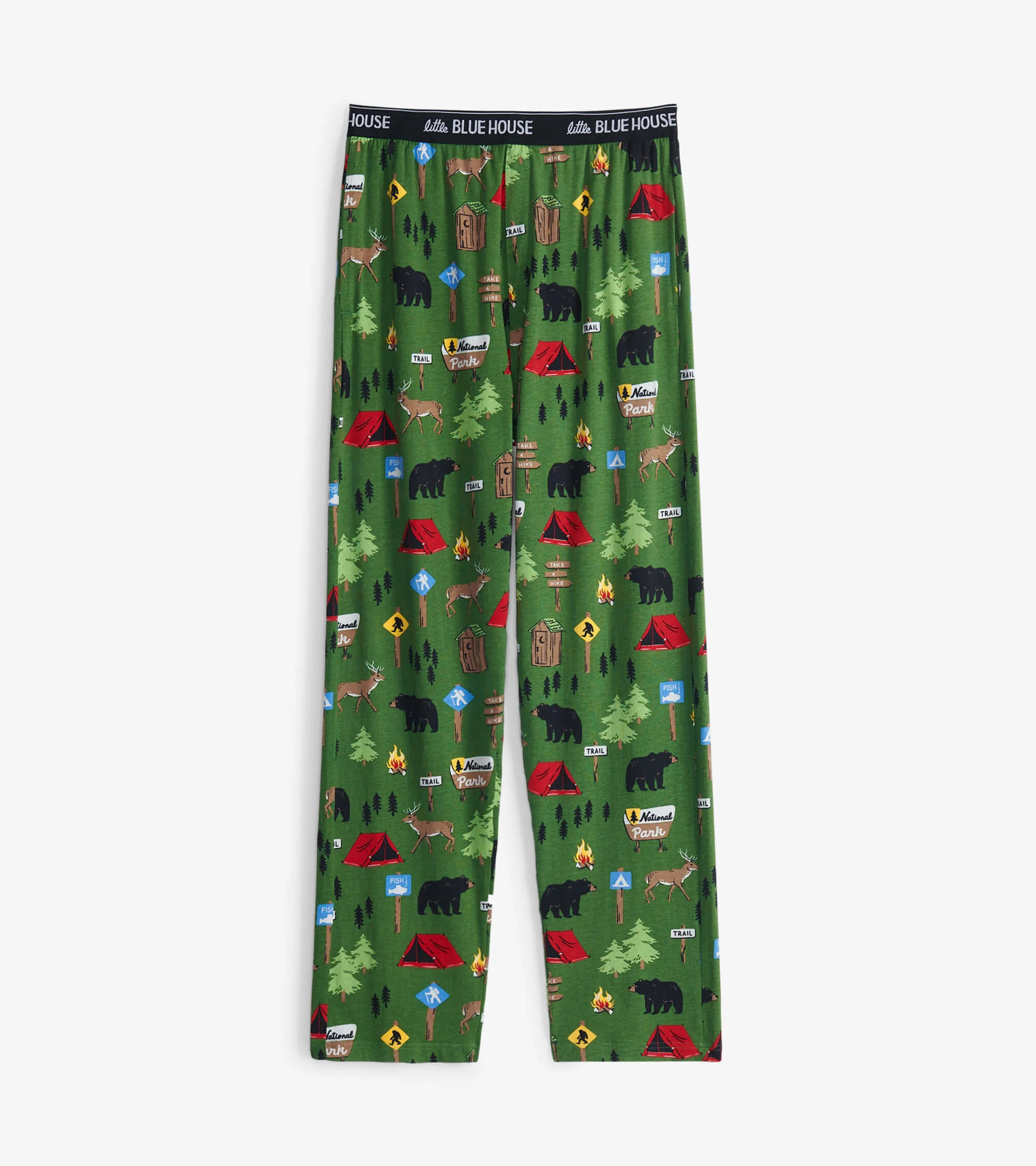 Hiking Trail Men's Stretch Cotton Pajama Pants - Image 2