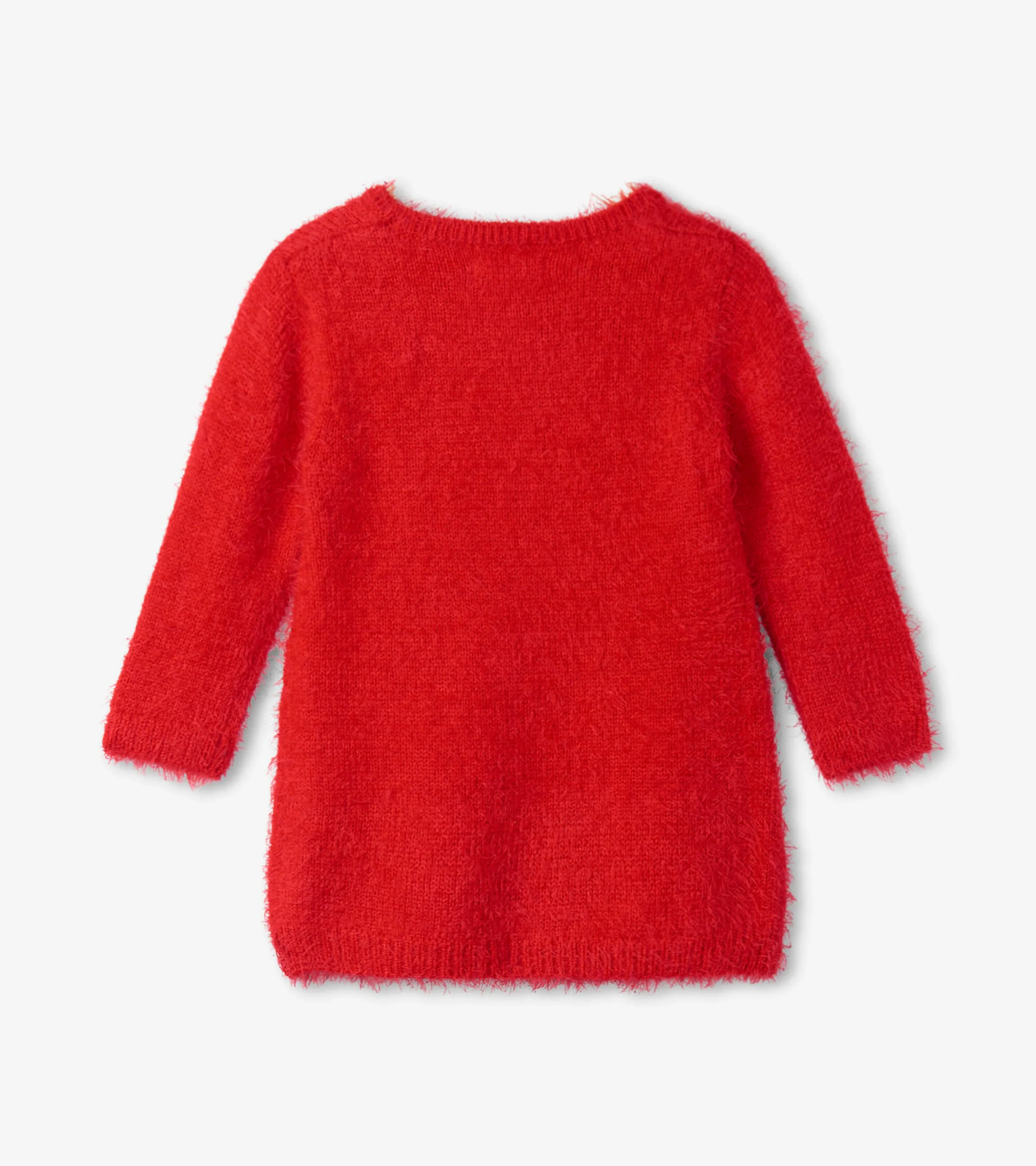 Christmas Reindeer Fuzzy Sweater Dress - Image 2
