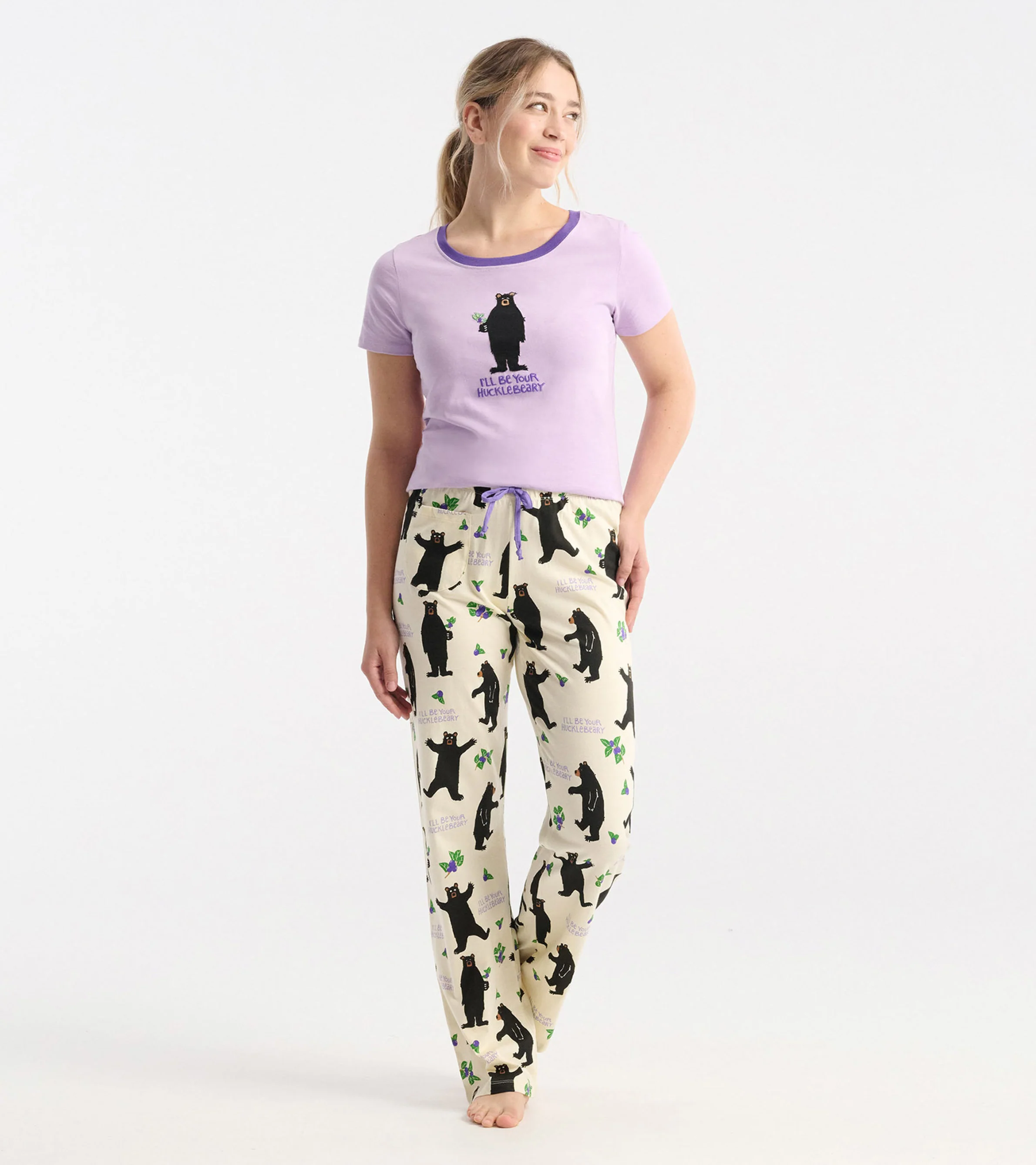 Hucklebeary Women's Pajama T-Shirt - Image 3