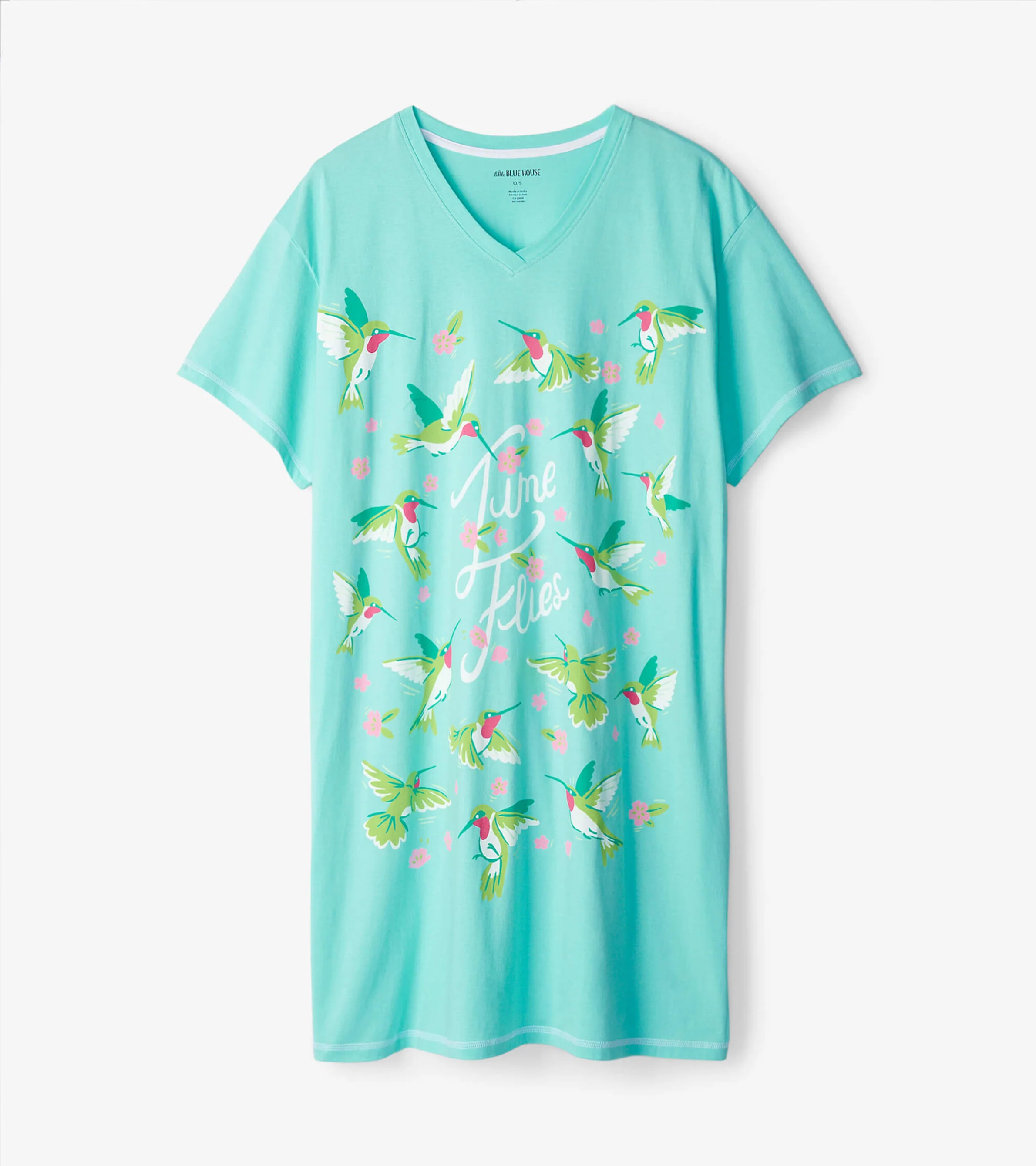 Hummingbirds Women's Cotton Sleepshirt - Image 2