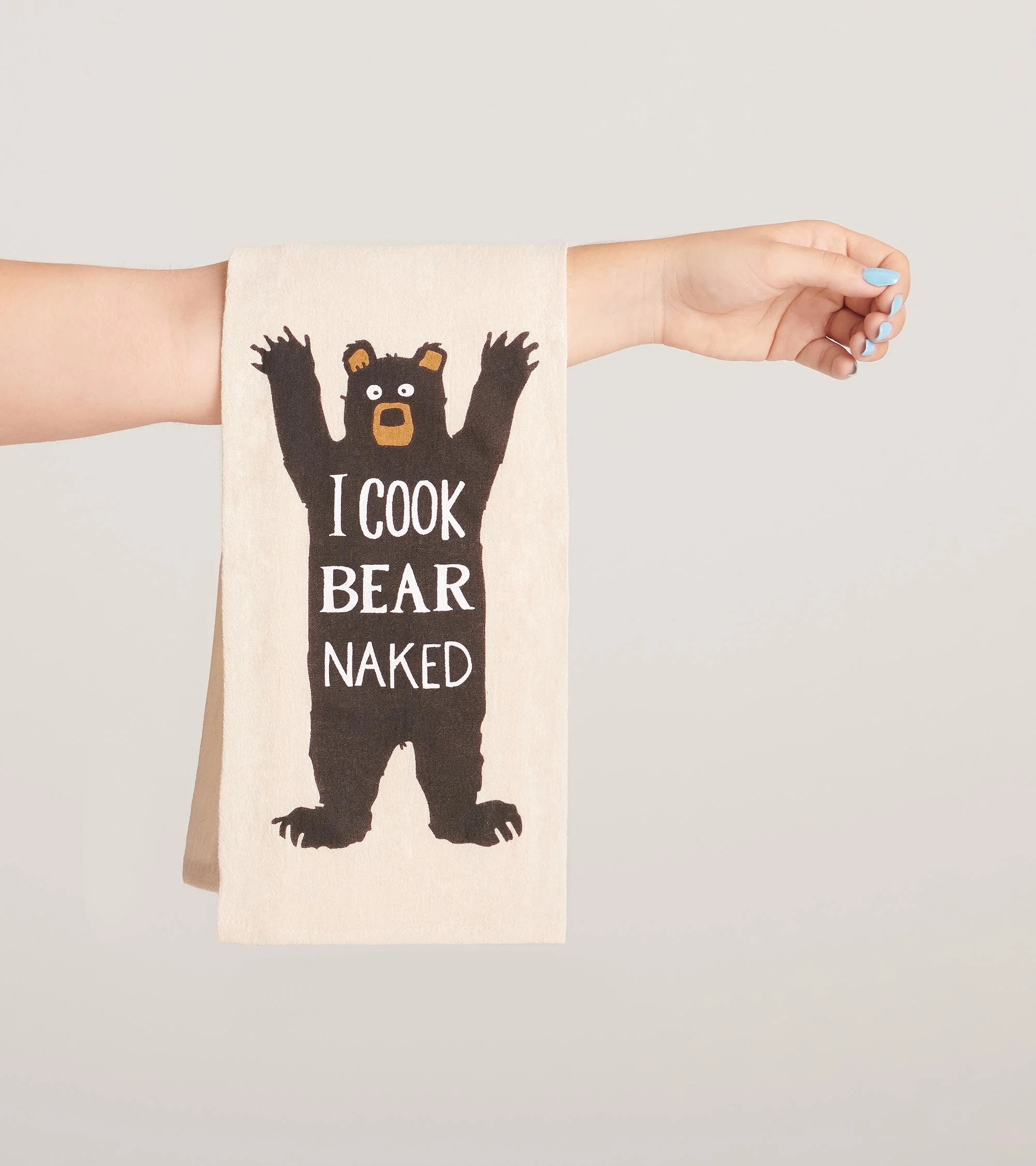 I Cook Bear Naked Tea Towel - Image 2