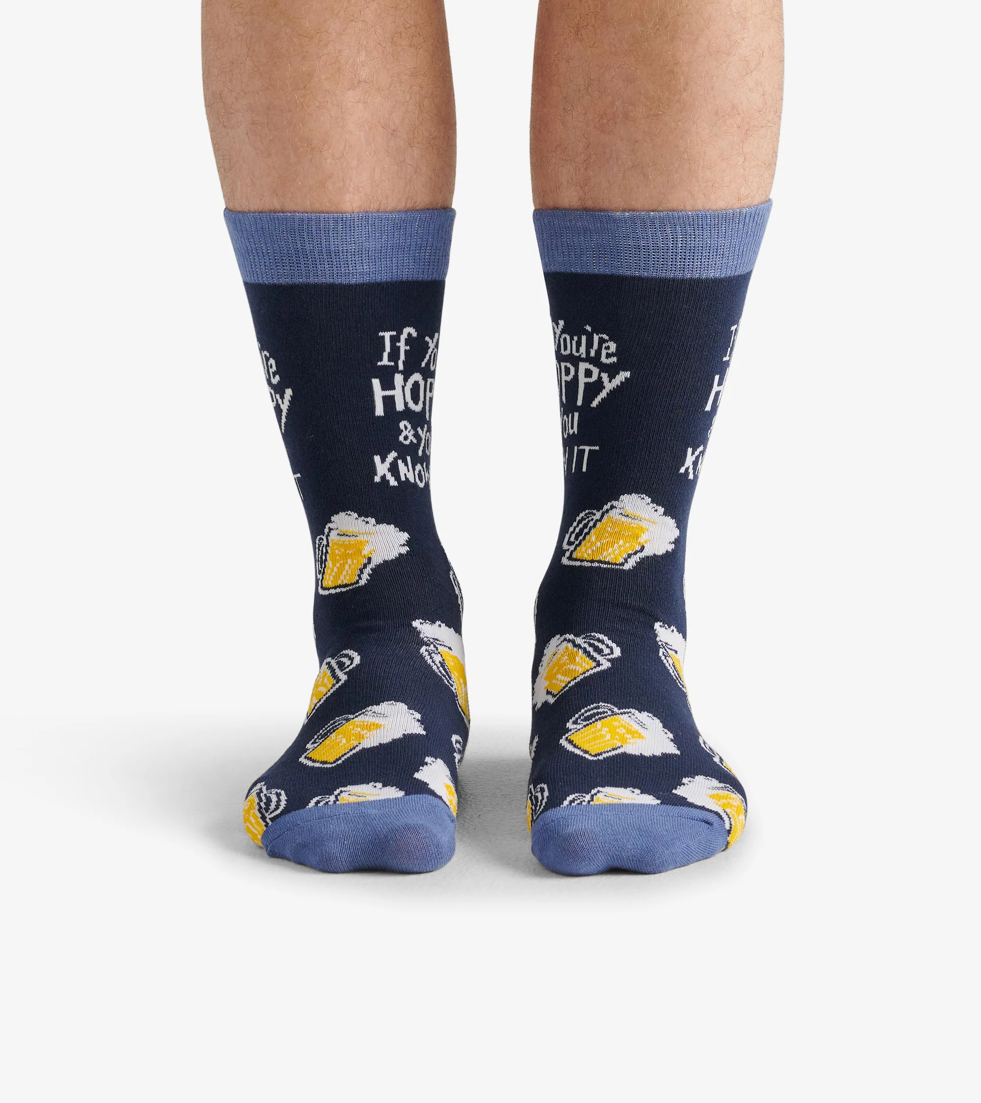 If You're Hoppy And You Know it Men's Crew Socks - Image 3